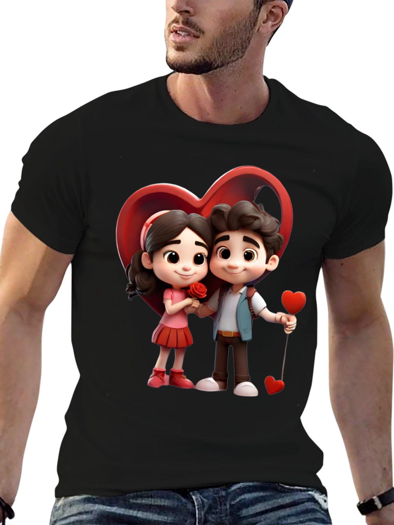 Cartoon Couple T-Shirt