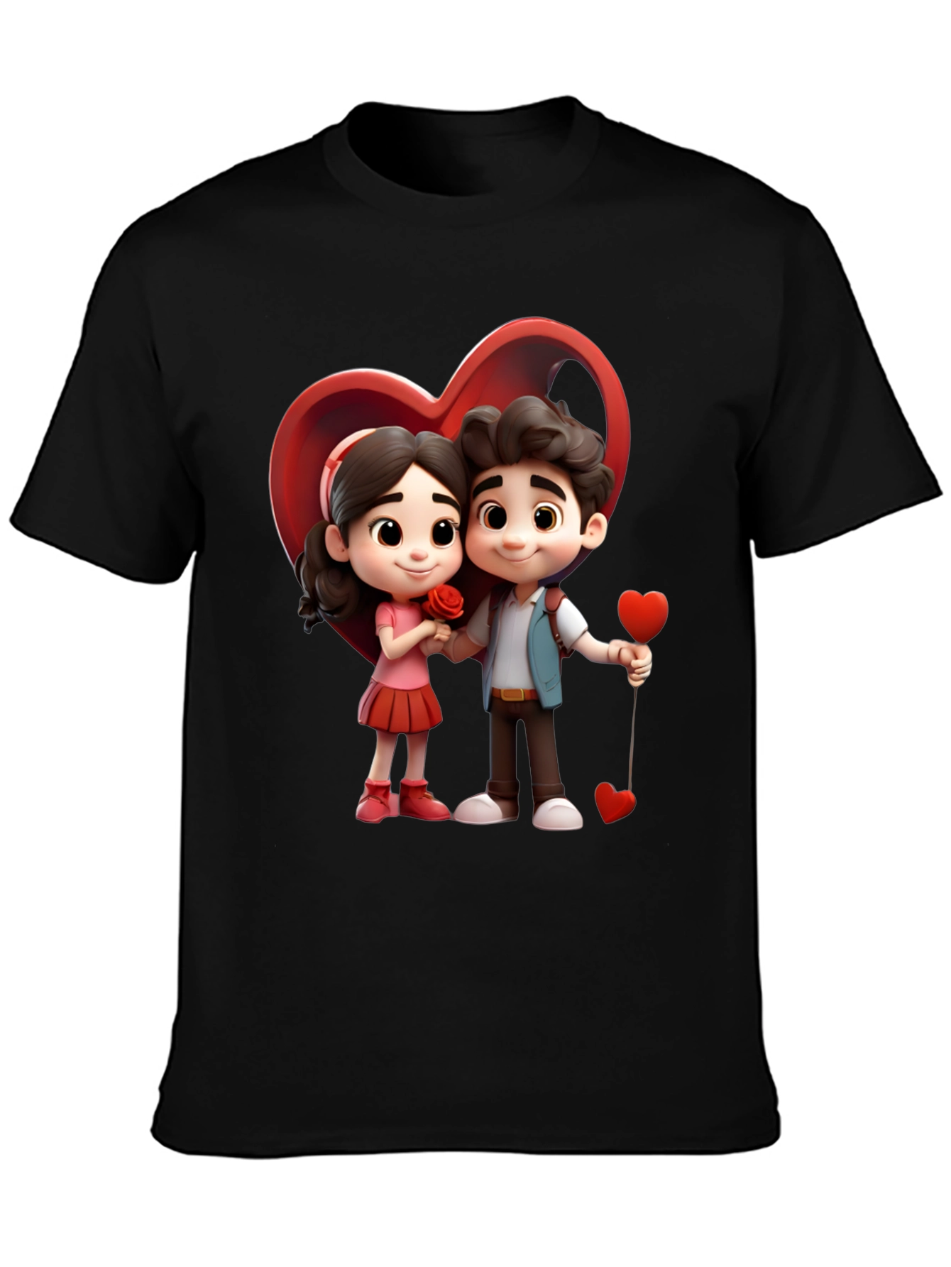 Cartoon Couple T-Shirt