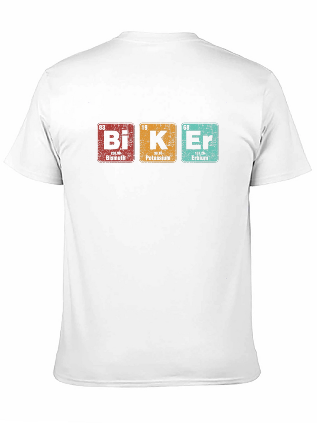 Biker Periodic Table Elements Graphic T-Shirt