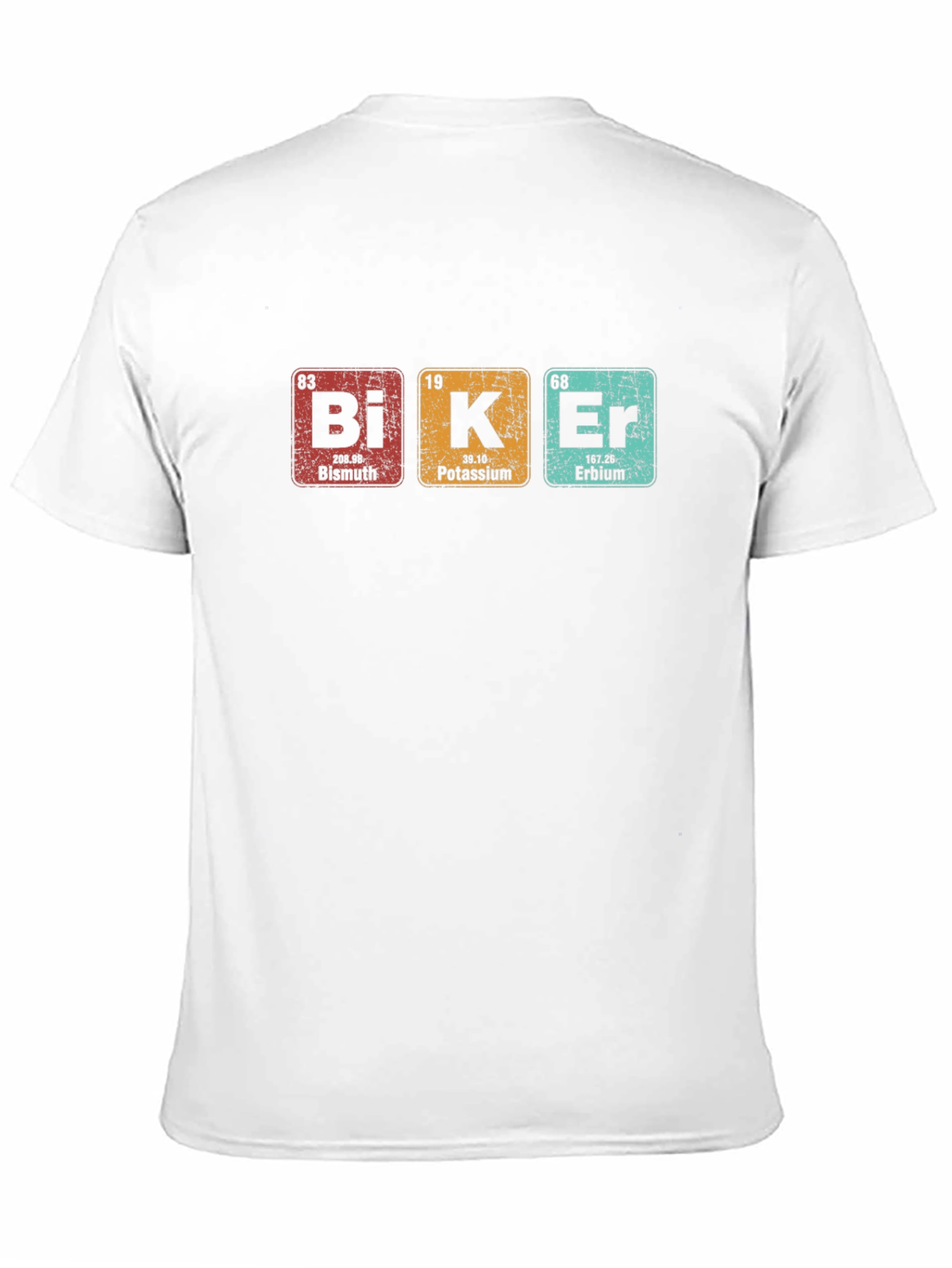 Biker Periodic Table Elements Graphic T-Shirt
