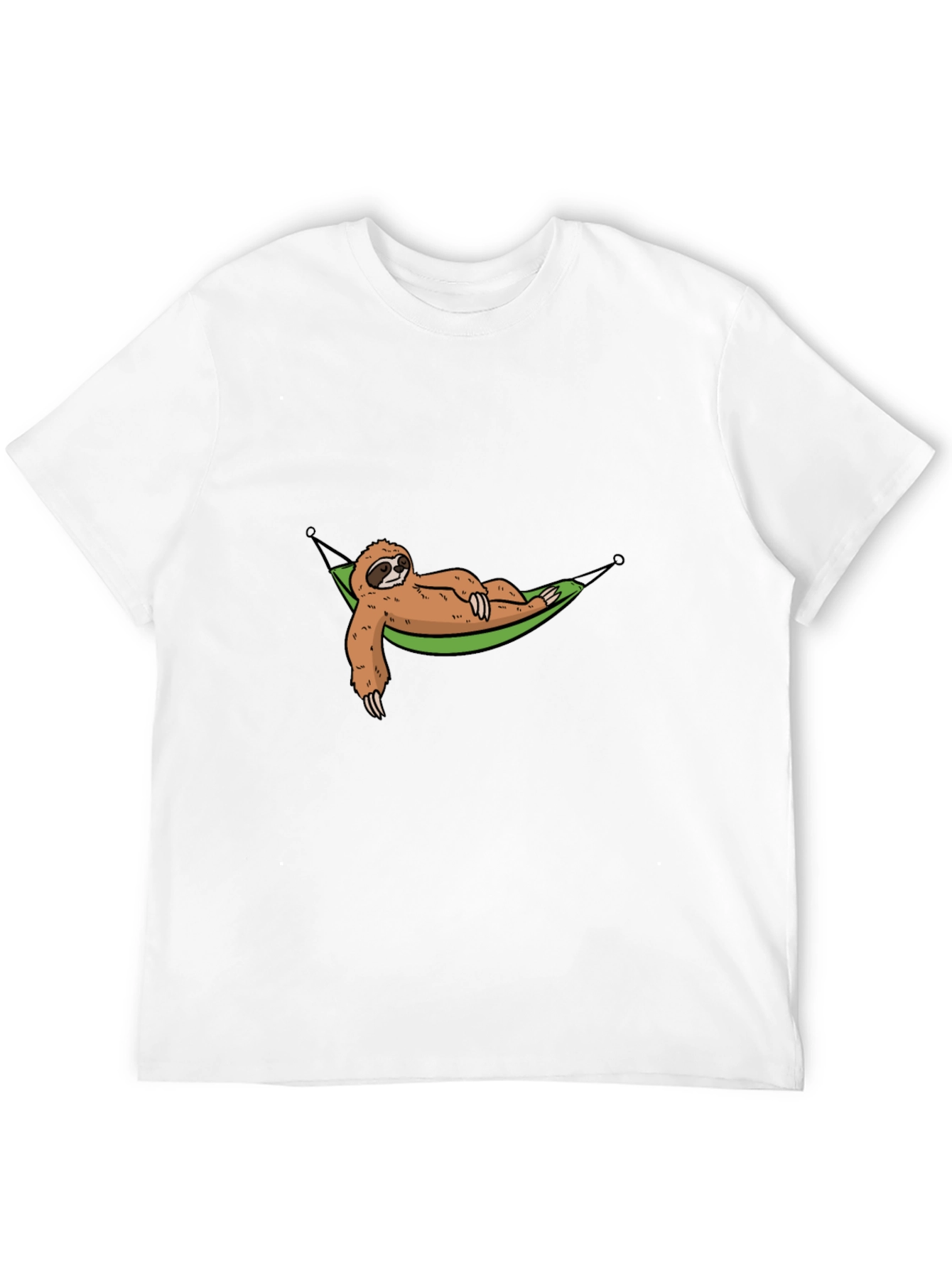 Relaxed Sloth Hammock Graphic T-Shirt