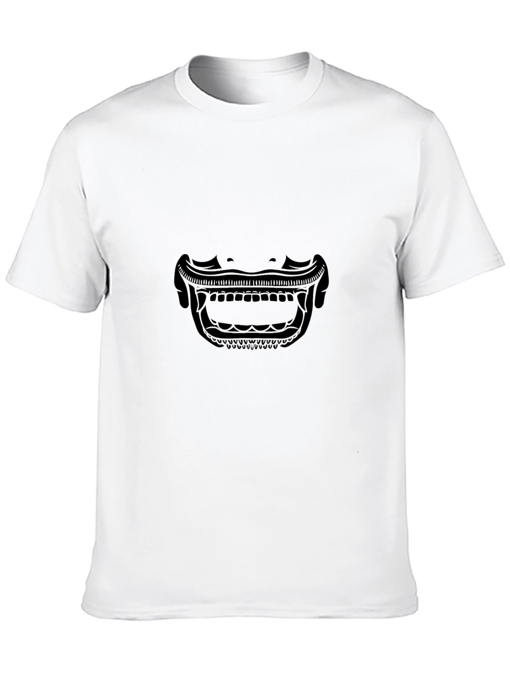 Samurai Mask Graphic Tee - Mens Black T-Shirt