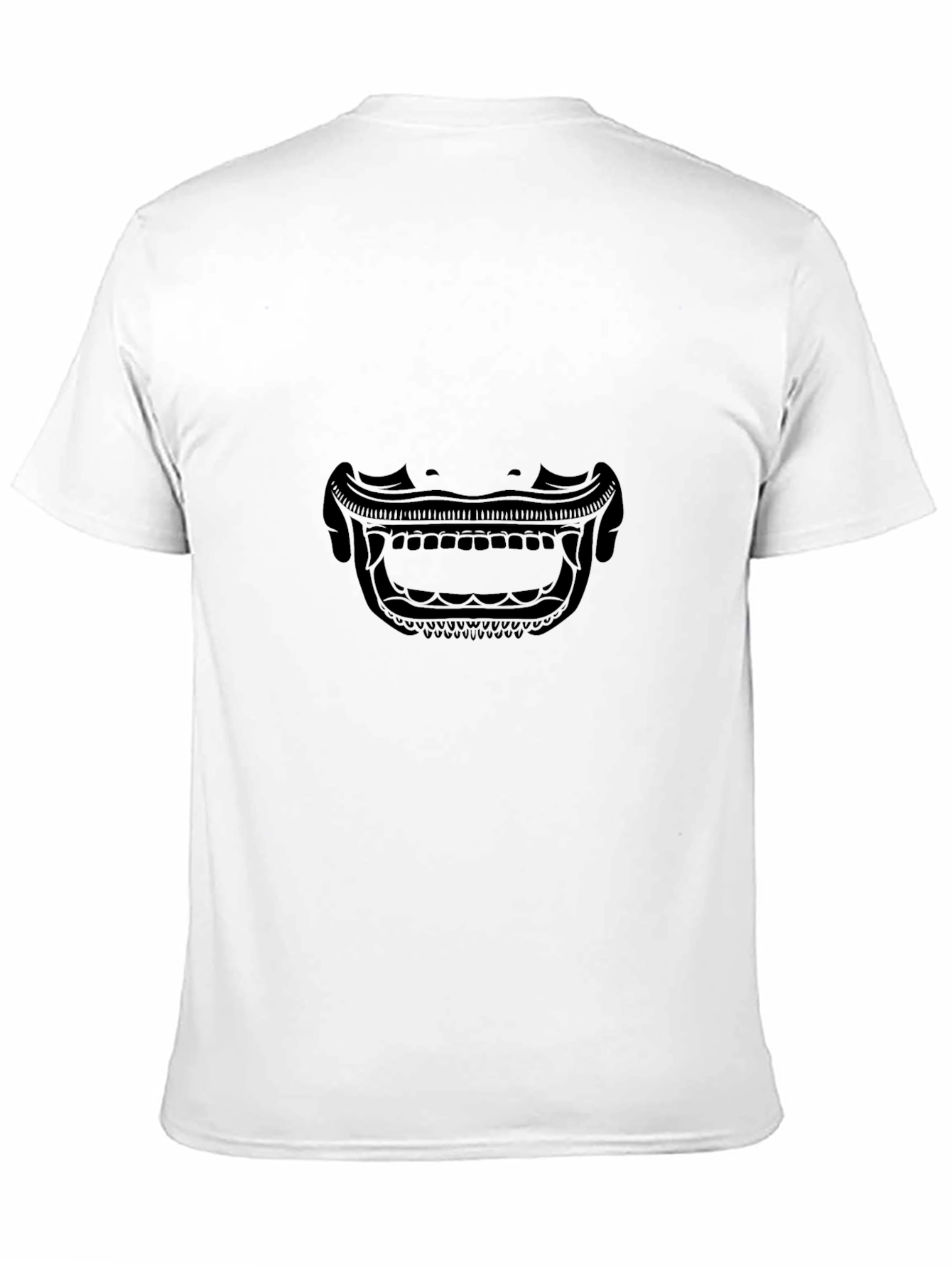 Samurai Mask Graphic Tee - Mens Black T-Shirt