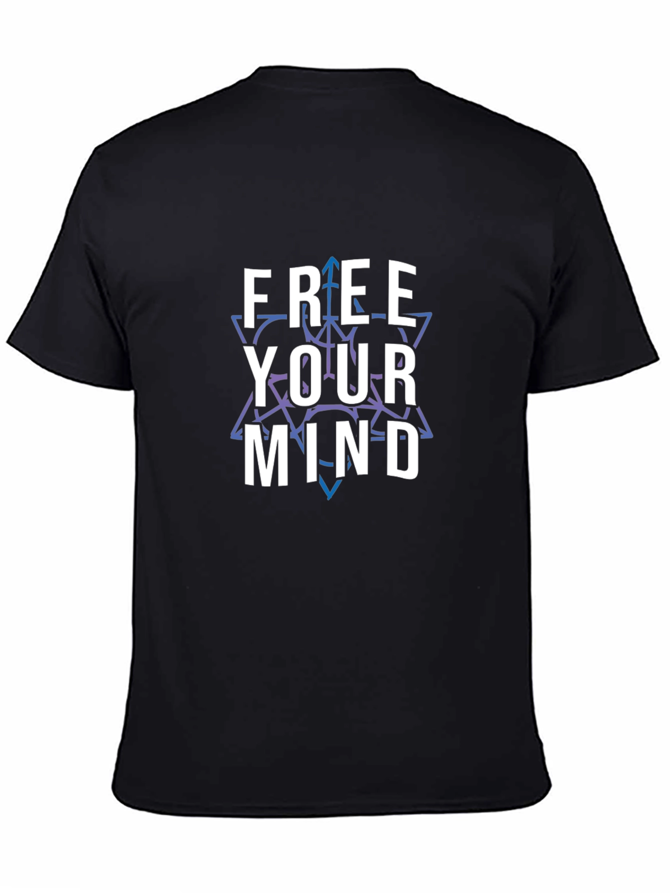 Free Your Mind Graphic Tee - Stylish Black T-Shirt