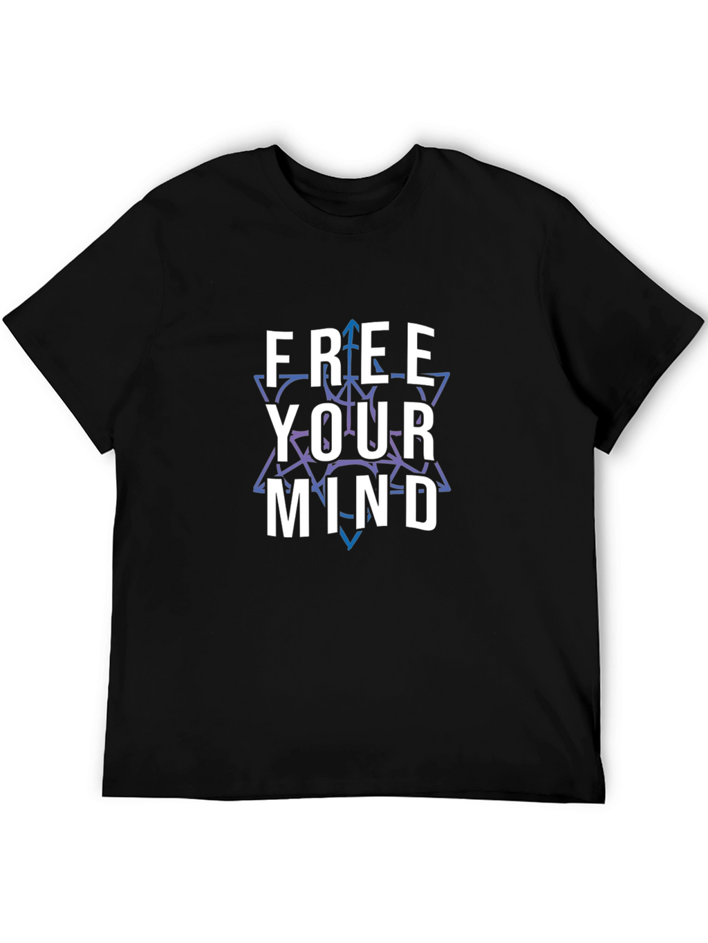 Free Your Mind Graphic Tee - Stylish Black T-Shirt