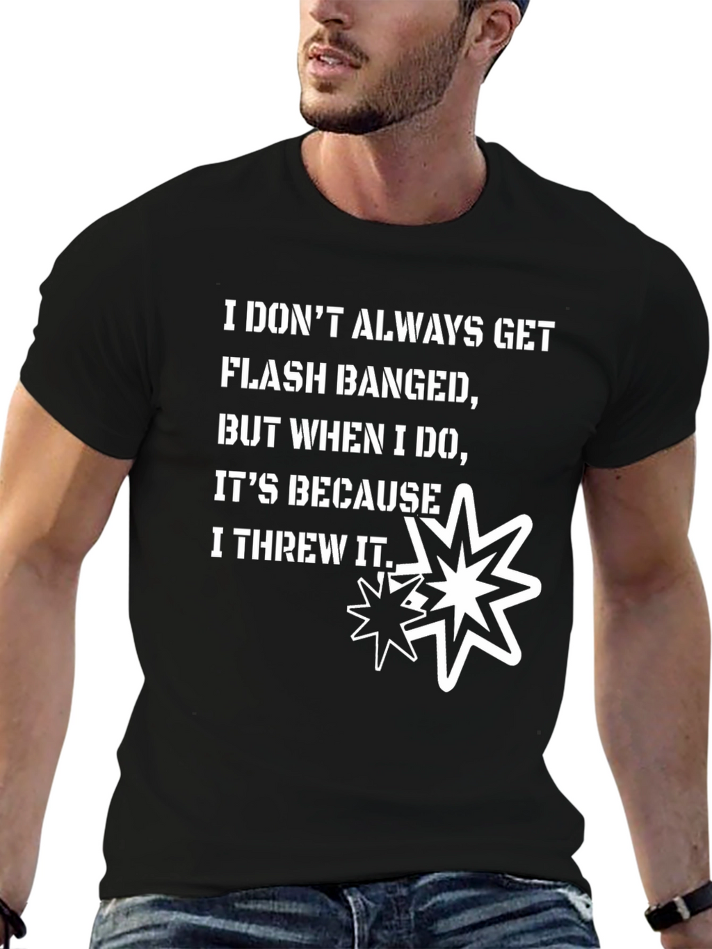 Funny Flash Banged Graphic T-Shirt