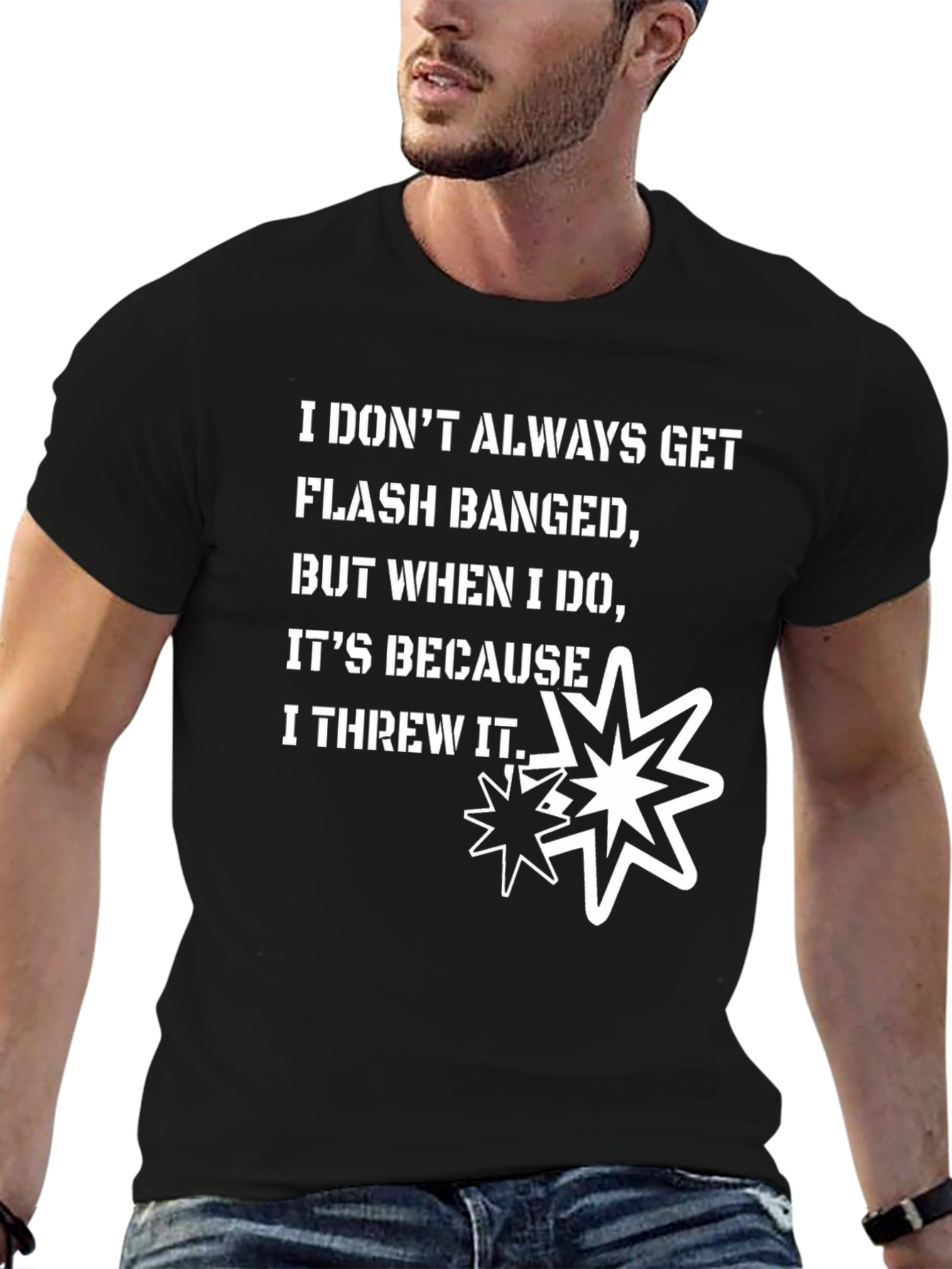 Funny Flash Banged Graphic T-Shirt