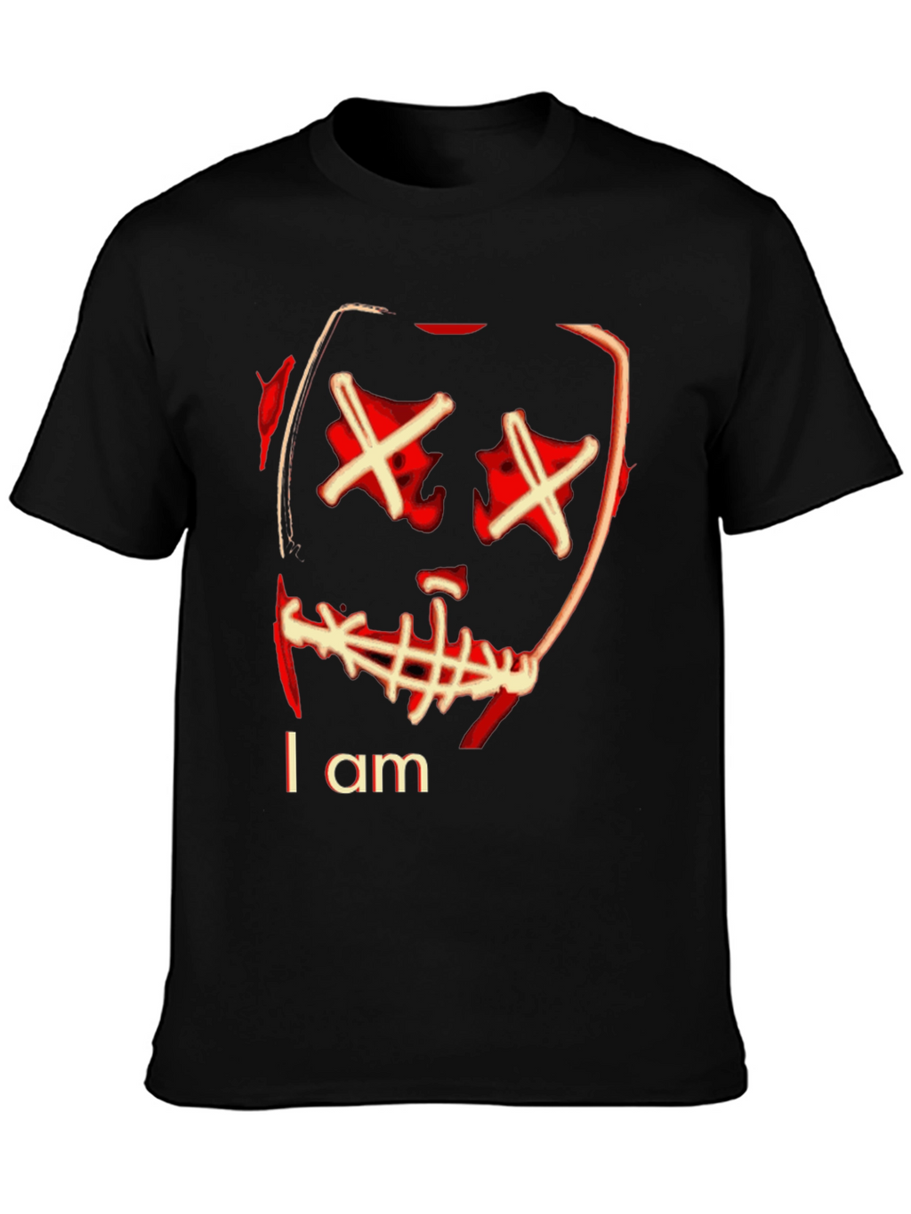 I Am Purge Mask Graphic T-Shirt