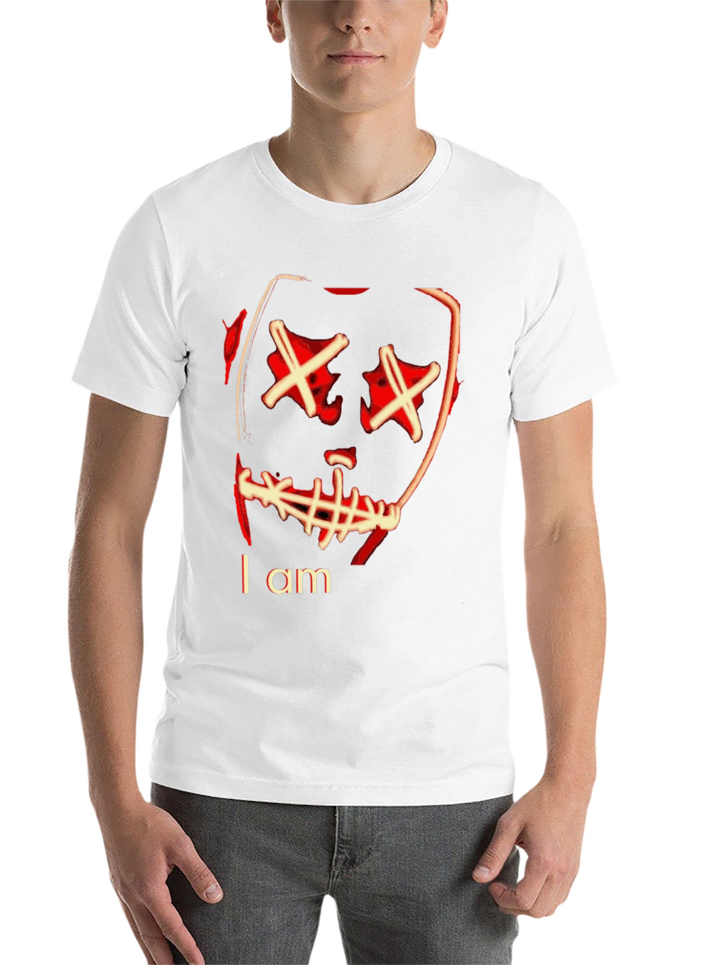 I Am Purge Mask Graphic T-Shirt