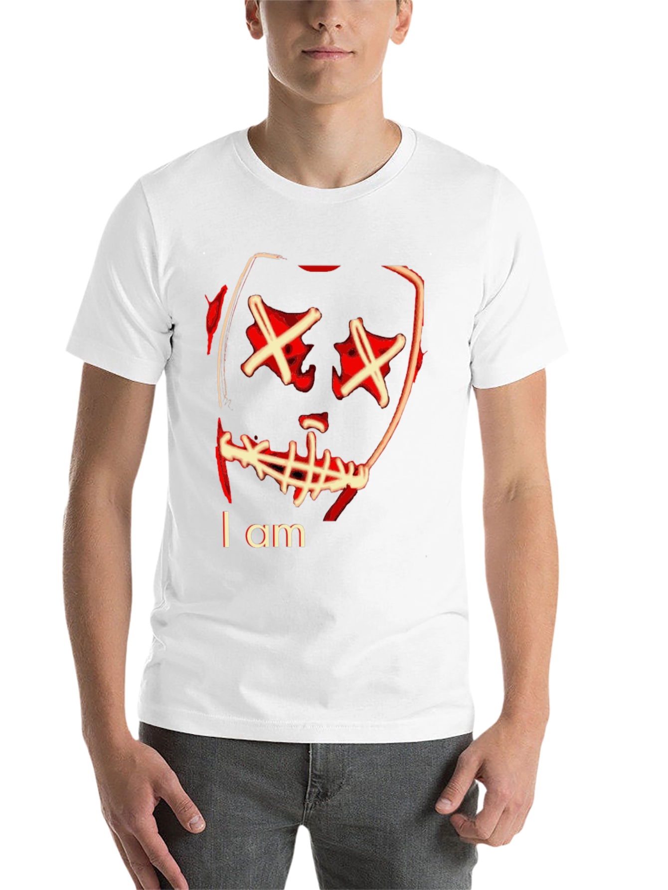 I Am Purge Mask Graphic T-Shirt