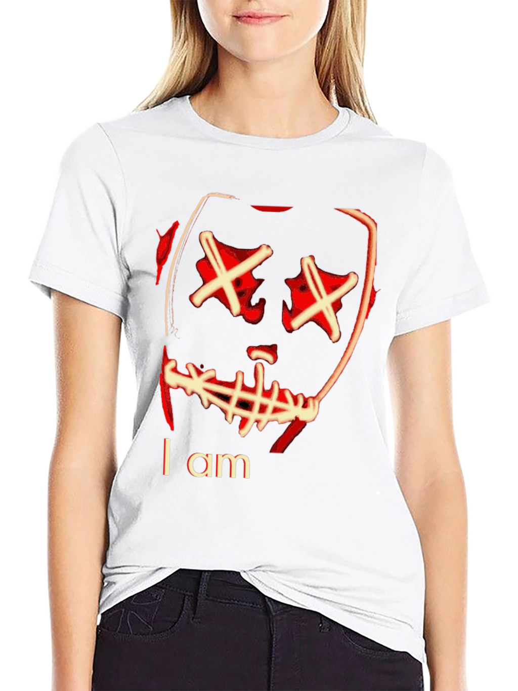 I Am Purge Mask Graphic T-Shirt