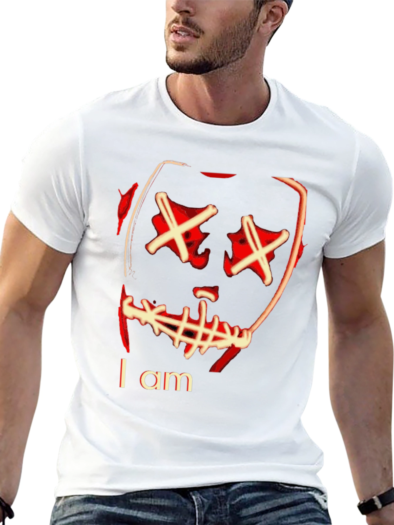 I Am Purge Mask Graphic T-Shirt