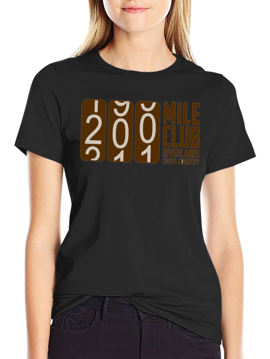201 Mile Club Cross Country Black T-Shirt