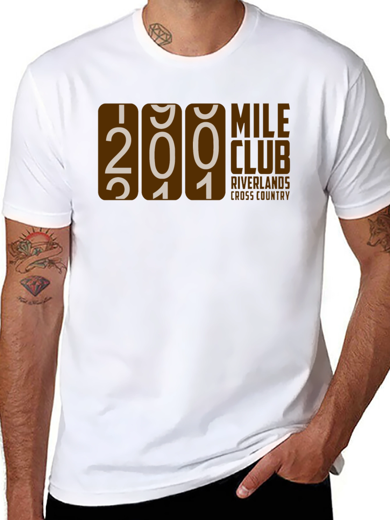 201 Mile Club Cross Country Black T-Shirt