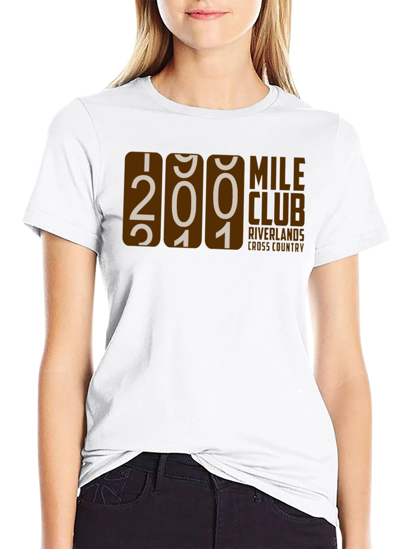 201 Mile Club Cross Country Black T-Shirt