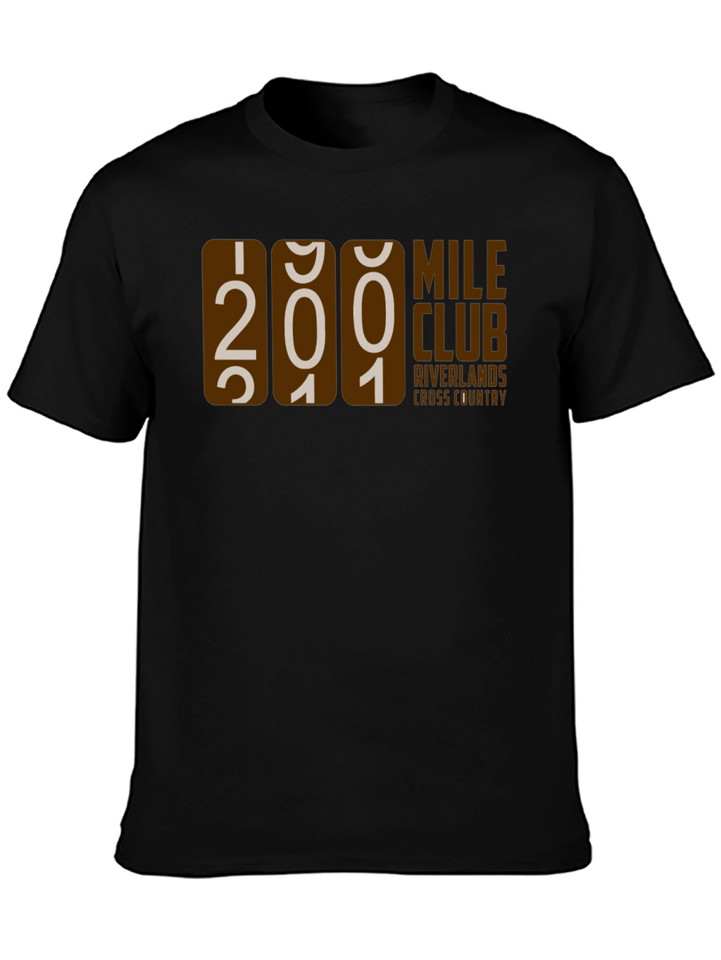 201 Mile Club Cross Country Black T-Shirt
