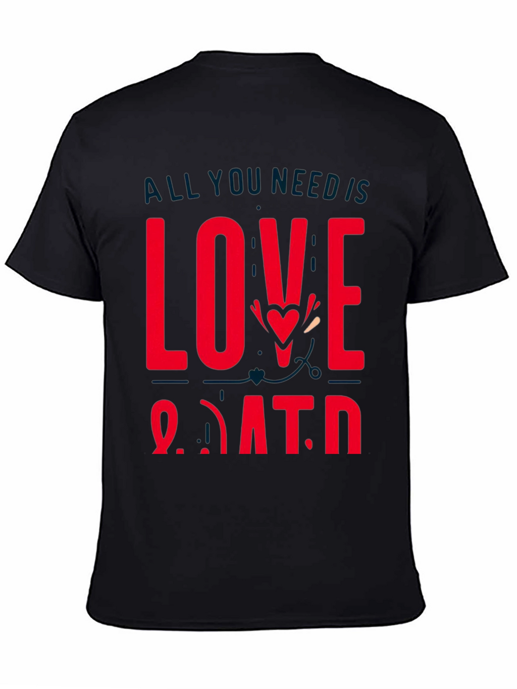 Love and Data Graphic Tee - Black Casual Shirt