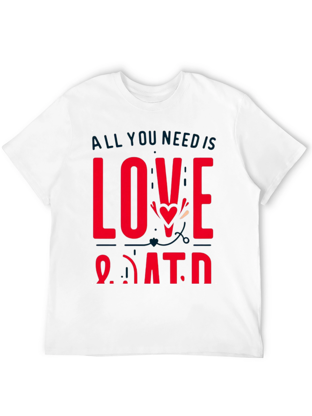 Love and Data Graphic Tee - Black Casual Shirt
