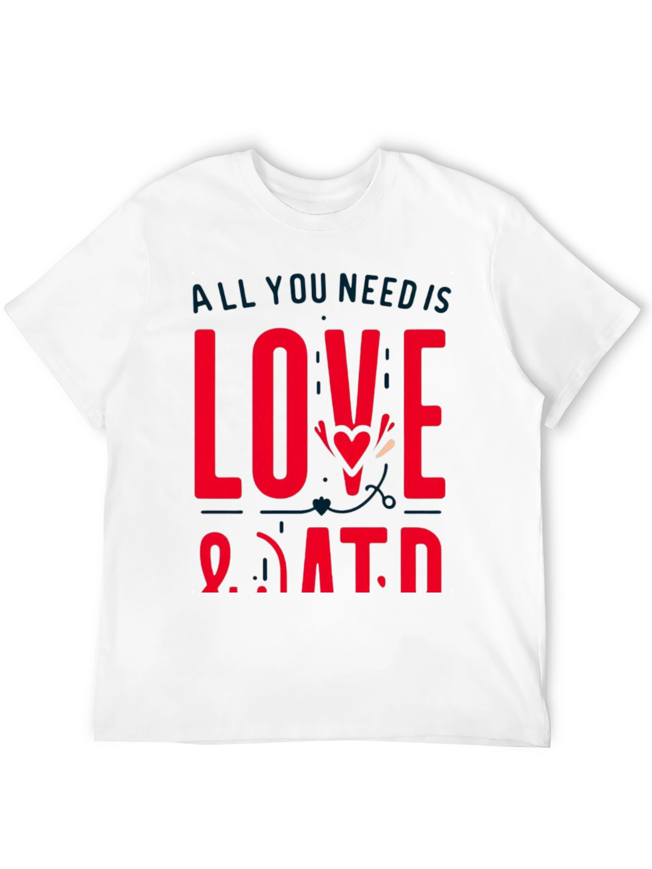 Love and Data Graphic Tee - Black Casual Shirt