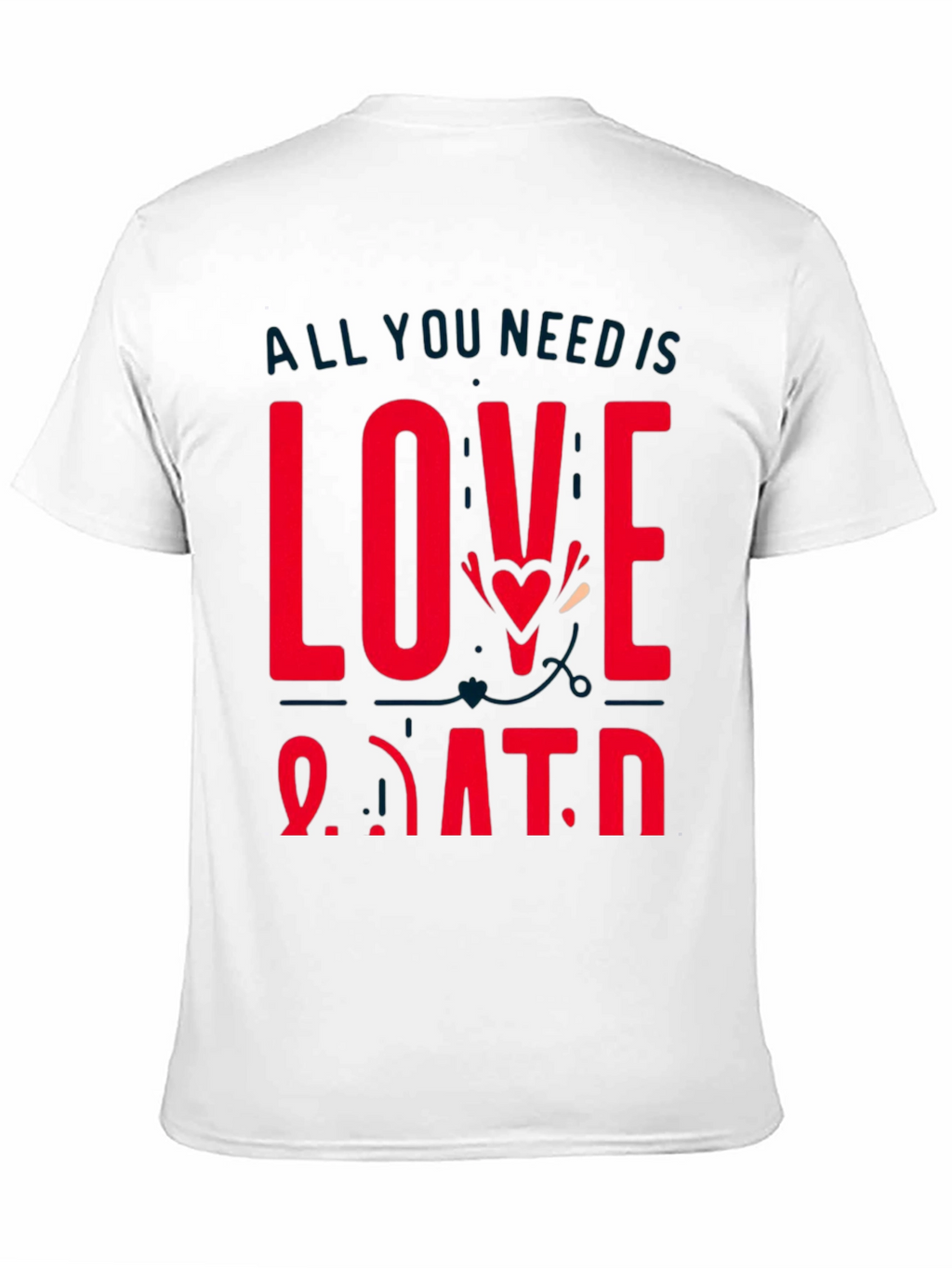 Love and Data Graphic Tee - Black Casual Shirt