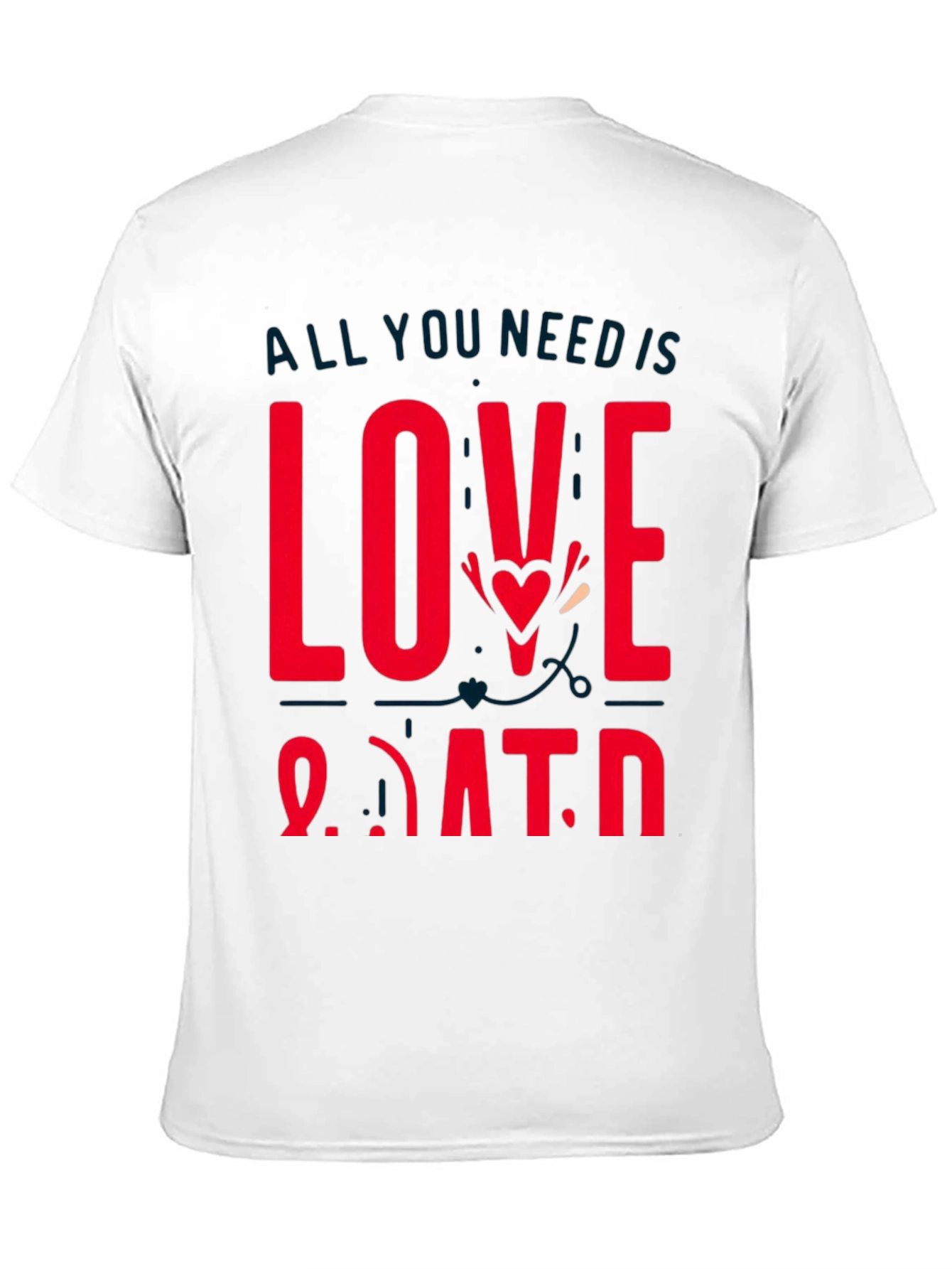 Love and Data Graphic Tee - Black Casual Shirt