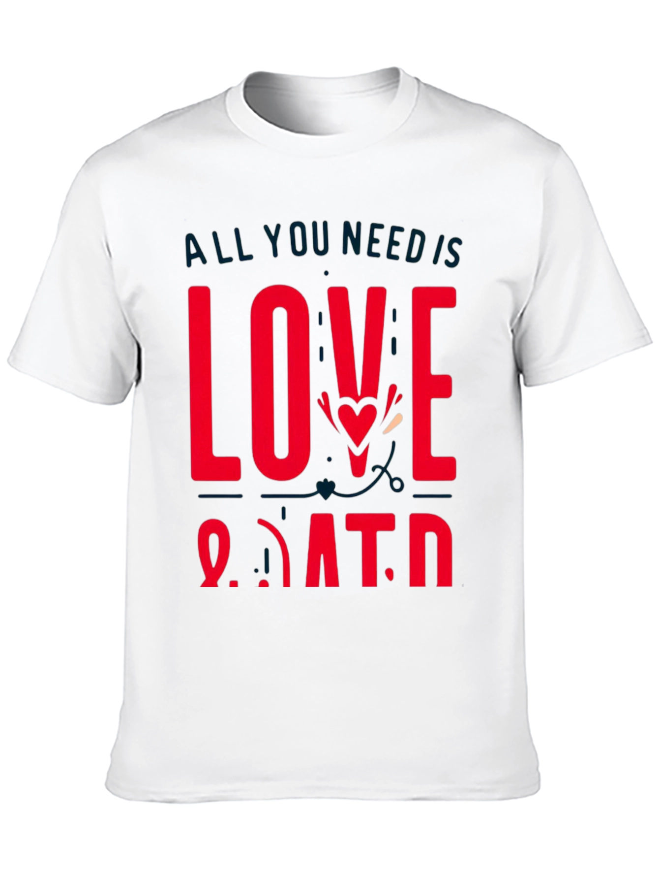 Love and Data Graphic Tee - Black Casual Shirt