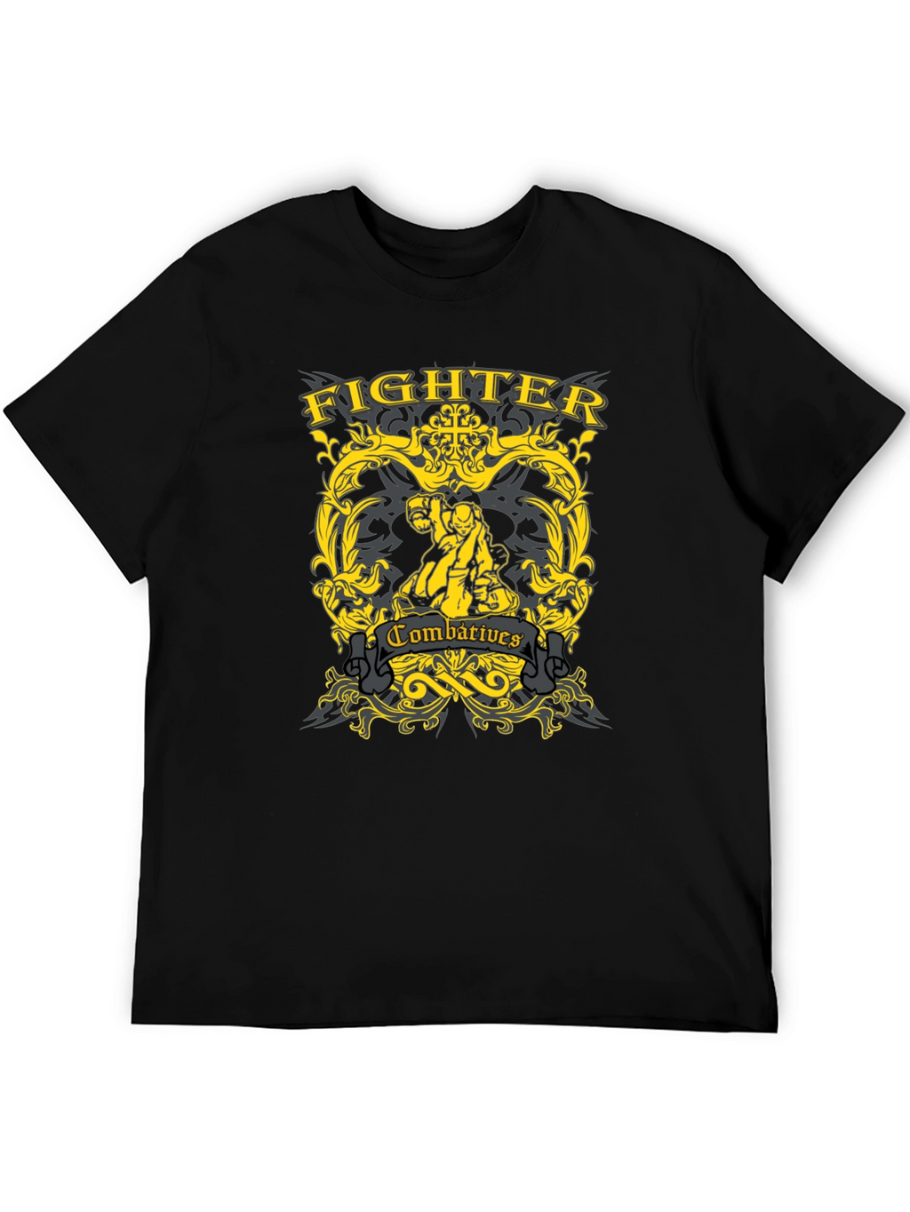Fighter Combat T-Shirt - Martial Arts Inspired Design