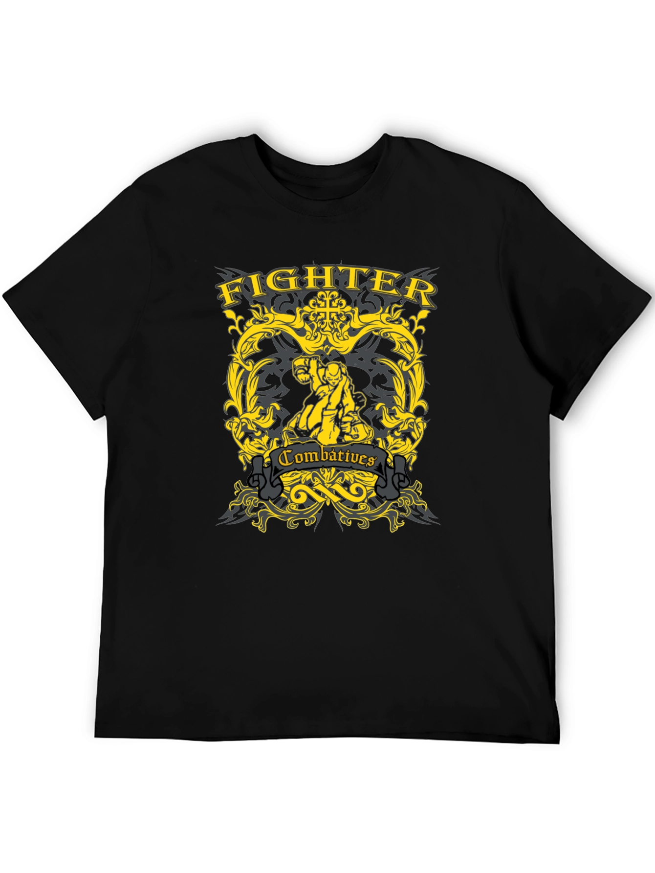 Fighter Combat T-Shirt - Martial Arts Inspired Design