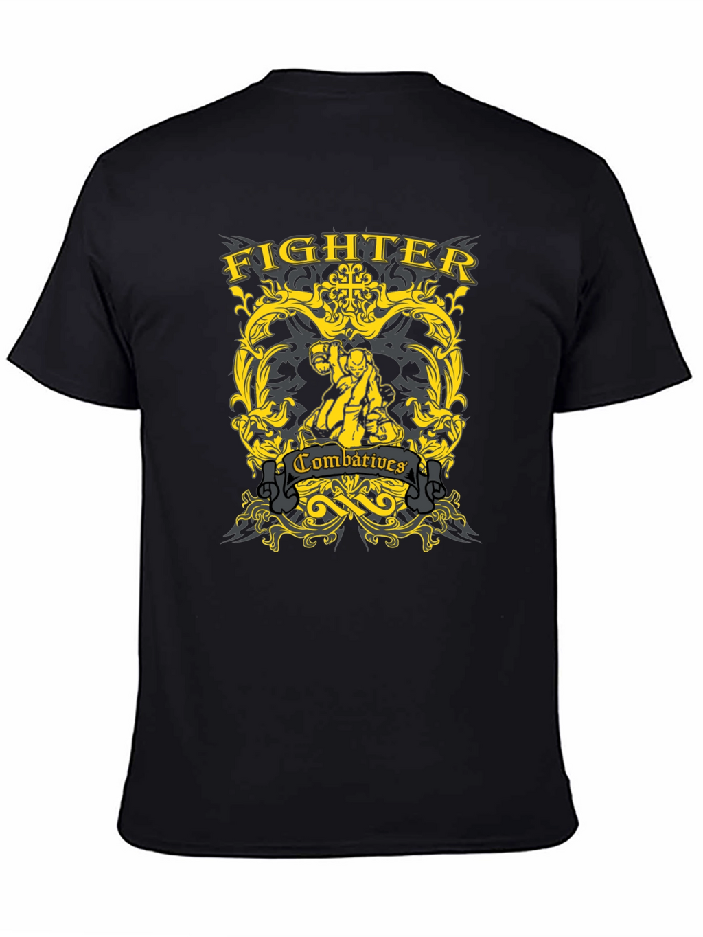 Fighter Combat T-Shirt - Martial Arts Inspired Design