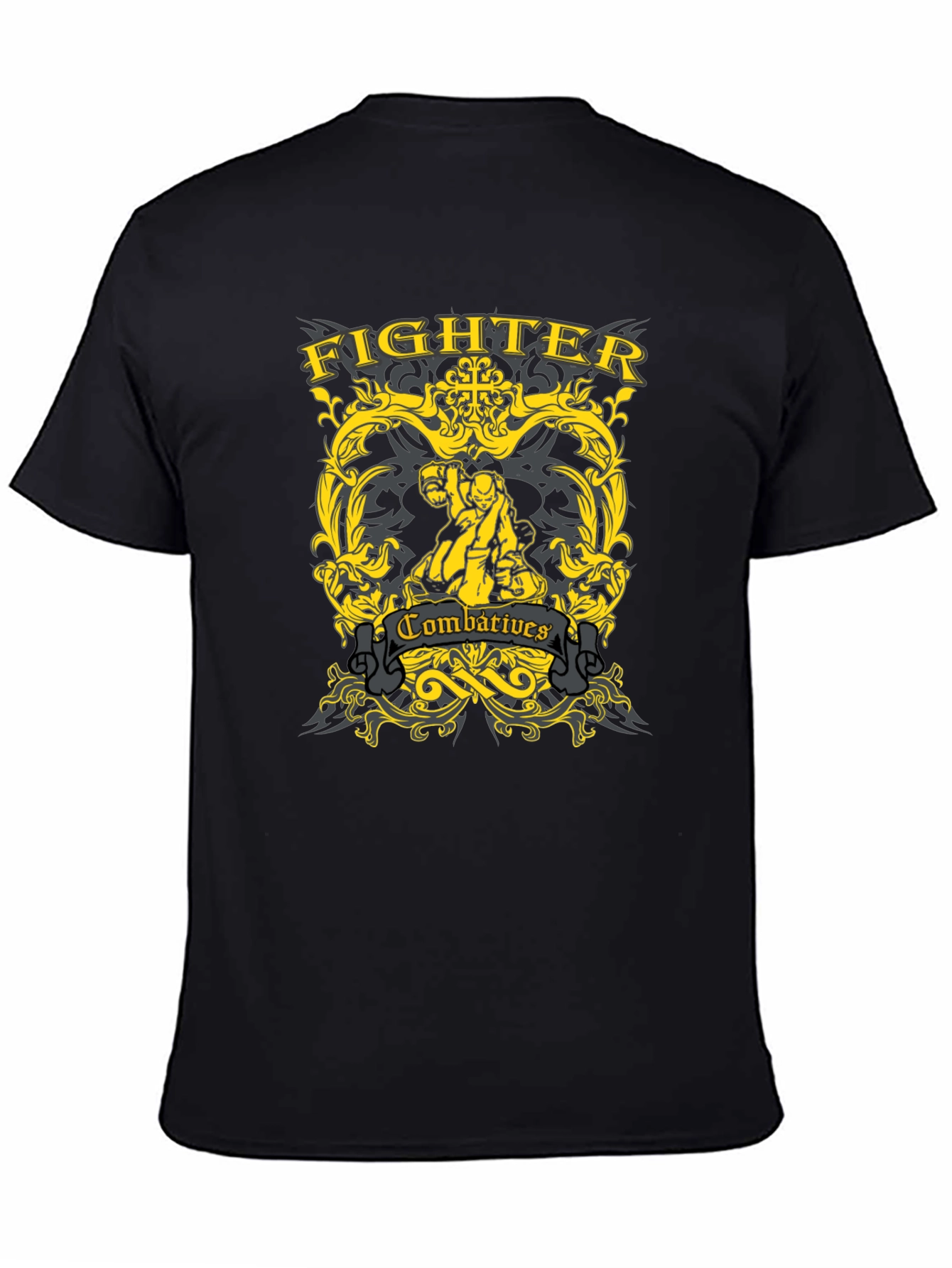 Fighter Combat T-Shirt - Martial Arts Inspired Design