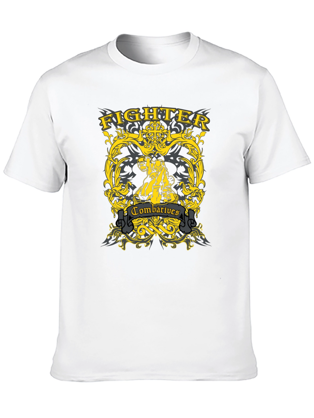 Fighter Combat T-Shirt - Martial Arts Inspired Design