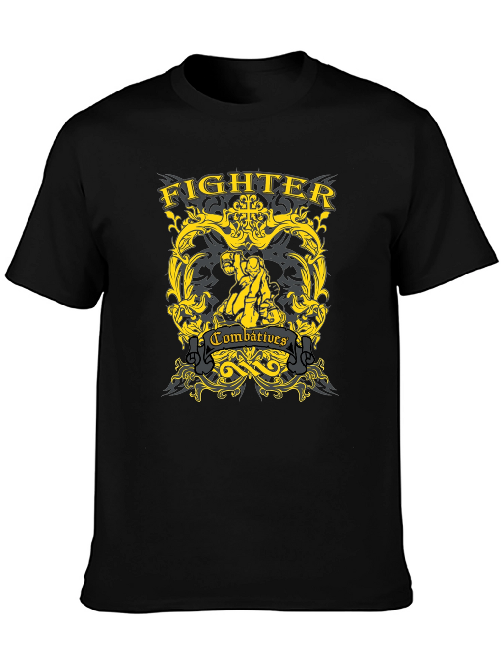 Fighter Combat T-Shirt - Martial Arts Inspired Design