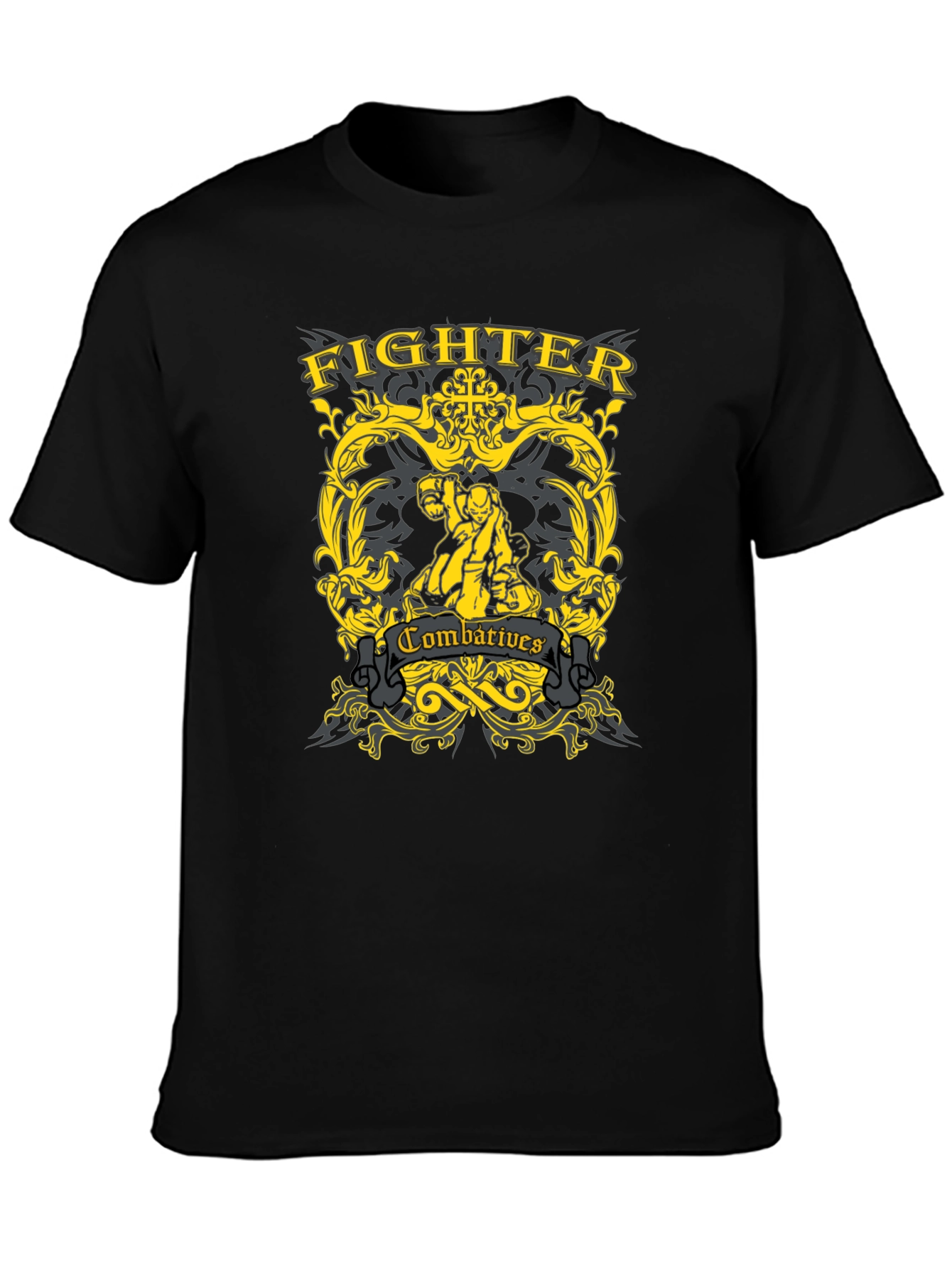 Fighter Combat T-Shirt - Martial Arts Inspired Design