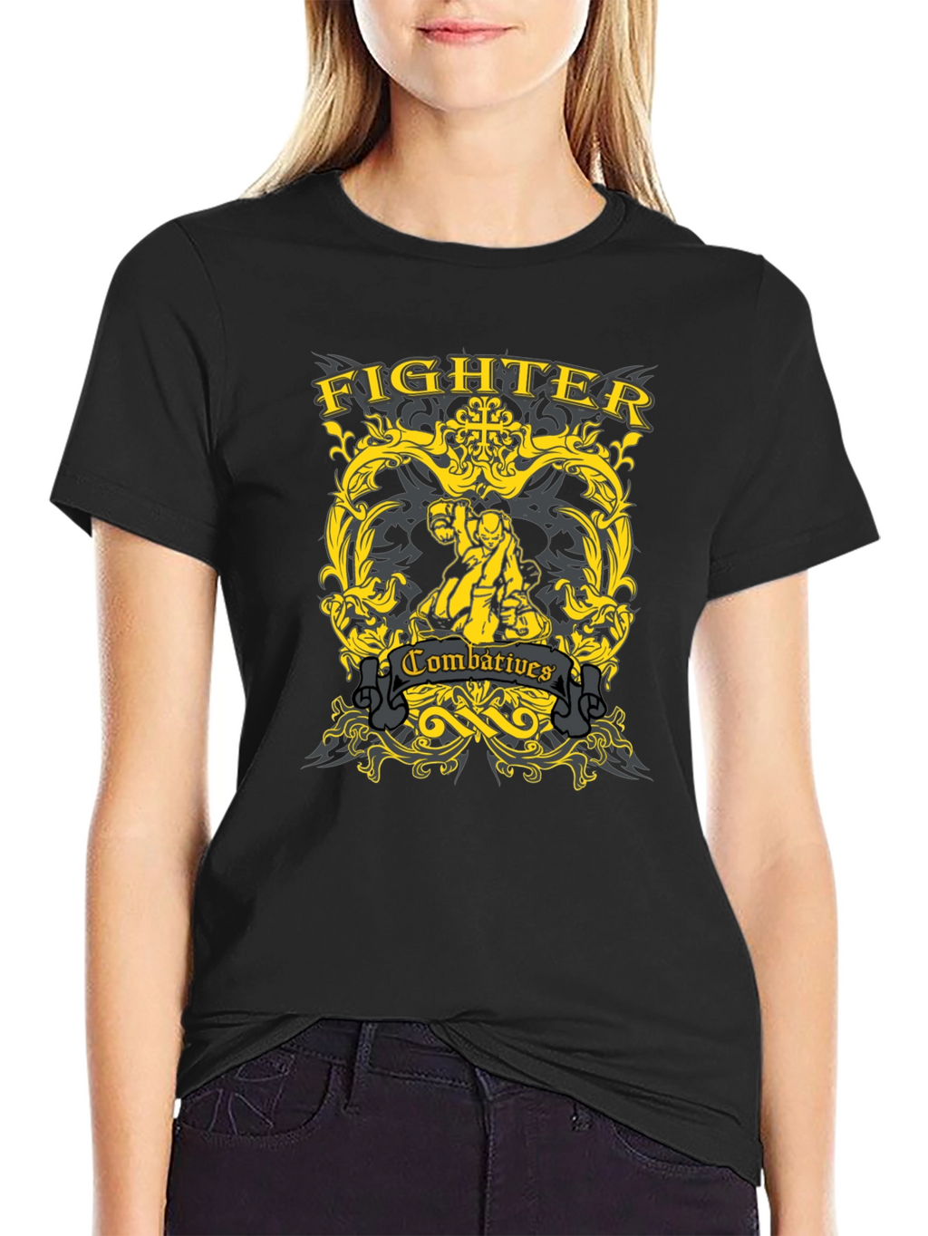 Fighter Combat T-Shirt - Martial Arts Inspired Design