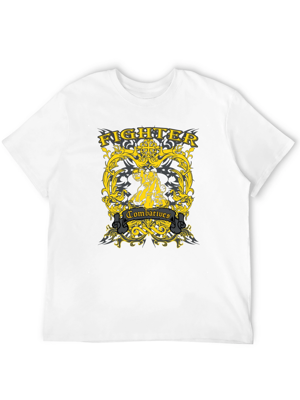 Fighter Combat T-Shirt - Martial Arts Inspired Design