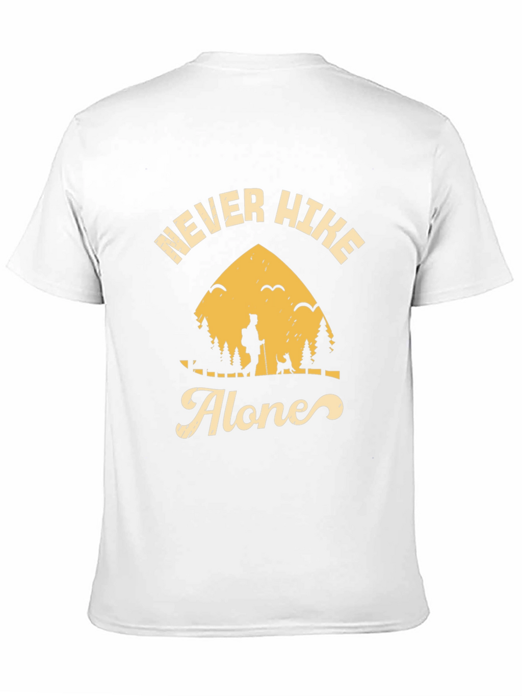 Never Hike Alone Graphic Tee - Adventure Awaits!