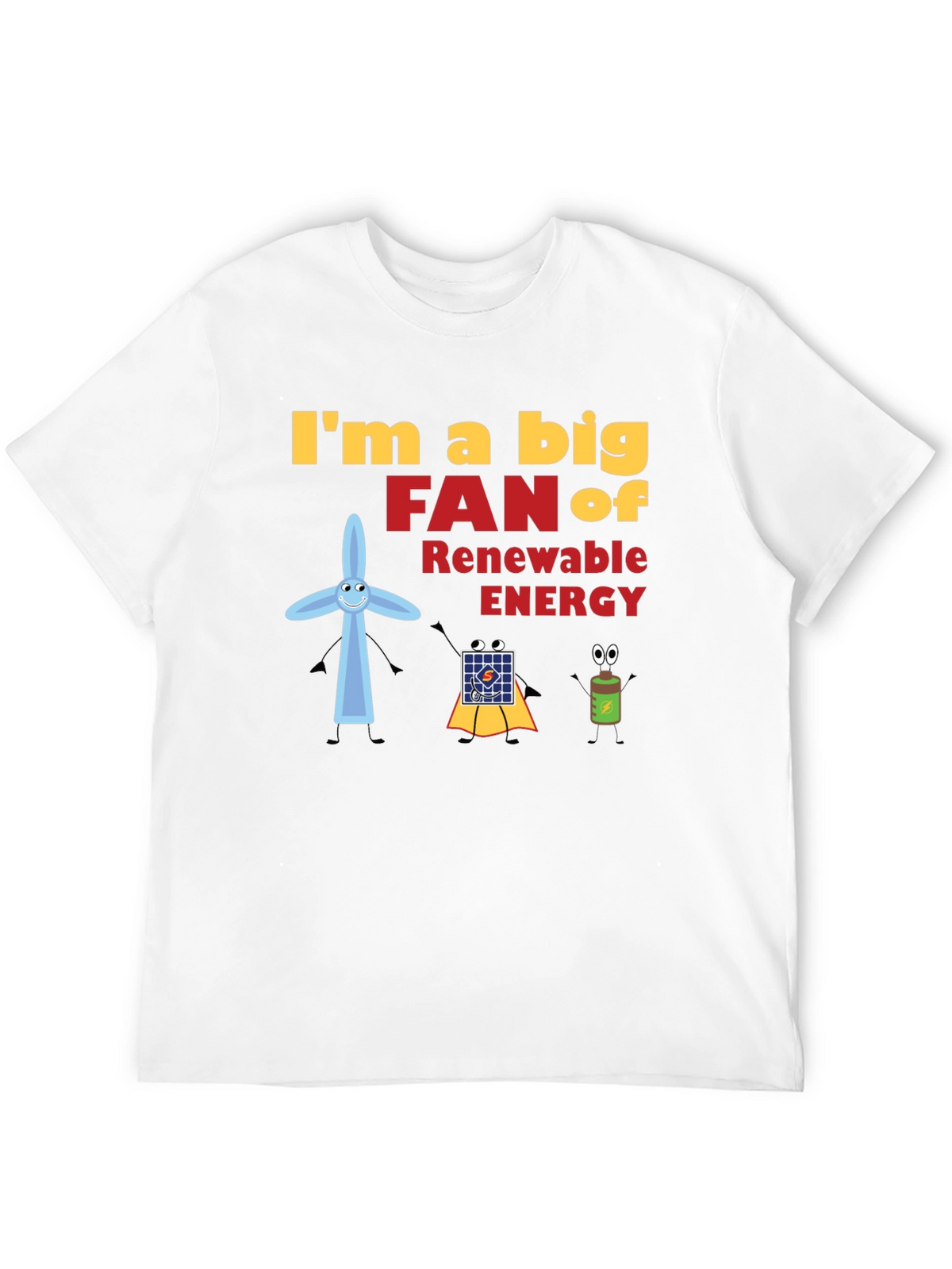 Renewable Energy Fan Graphic T-Shirt