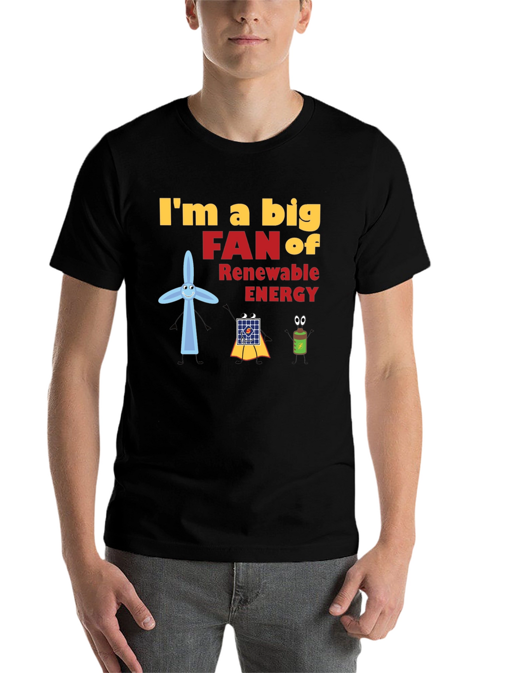 Renewable Energy Fan Graphic T-Shirt