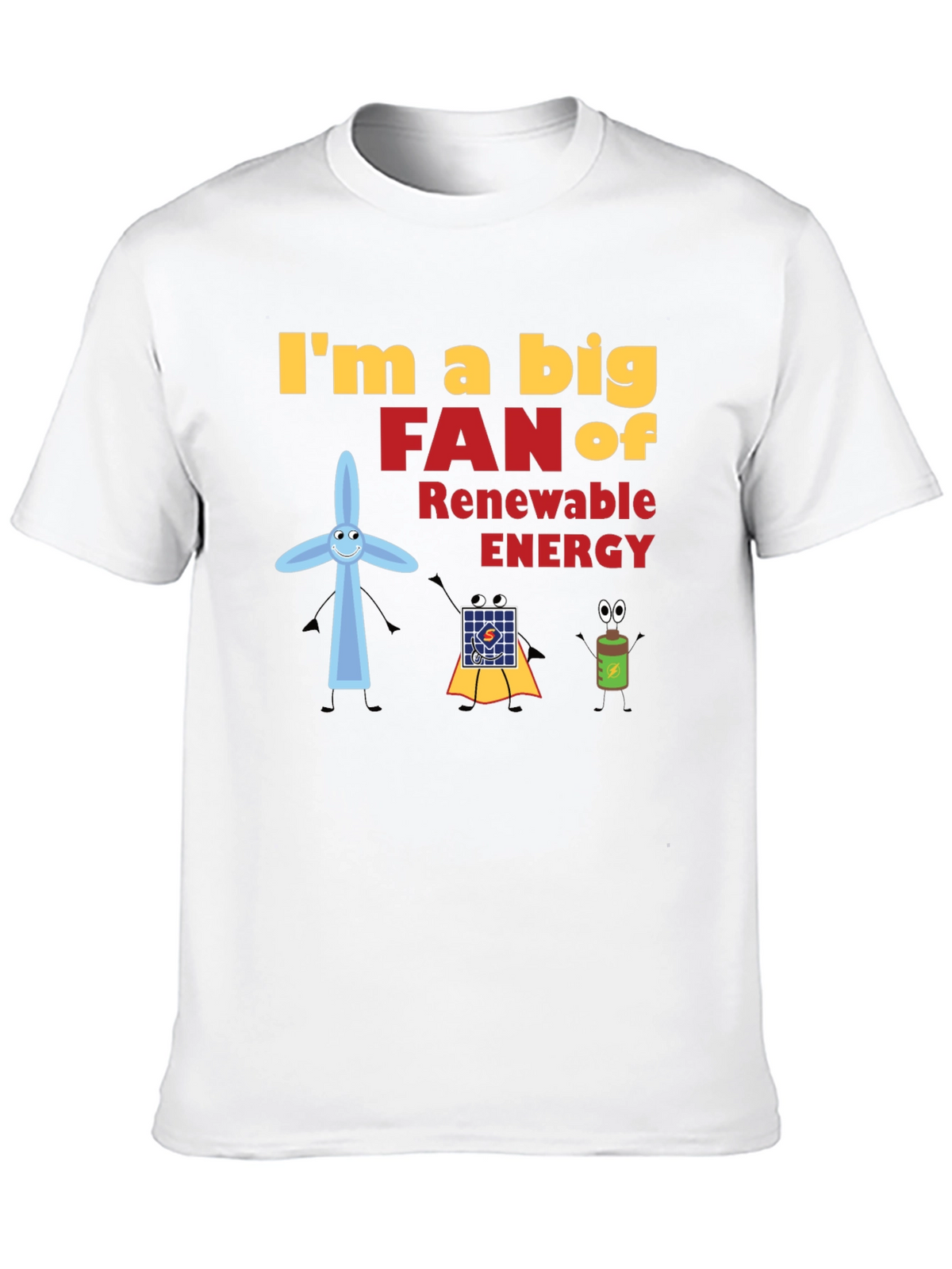 Renewable Energy Fan Graphic T-Shirt