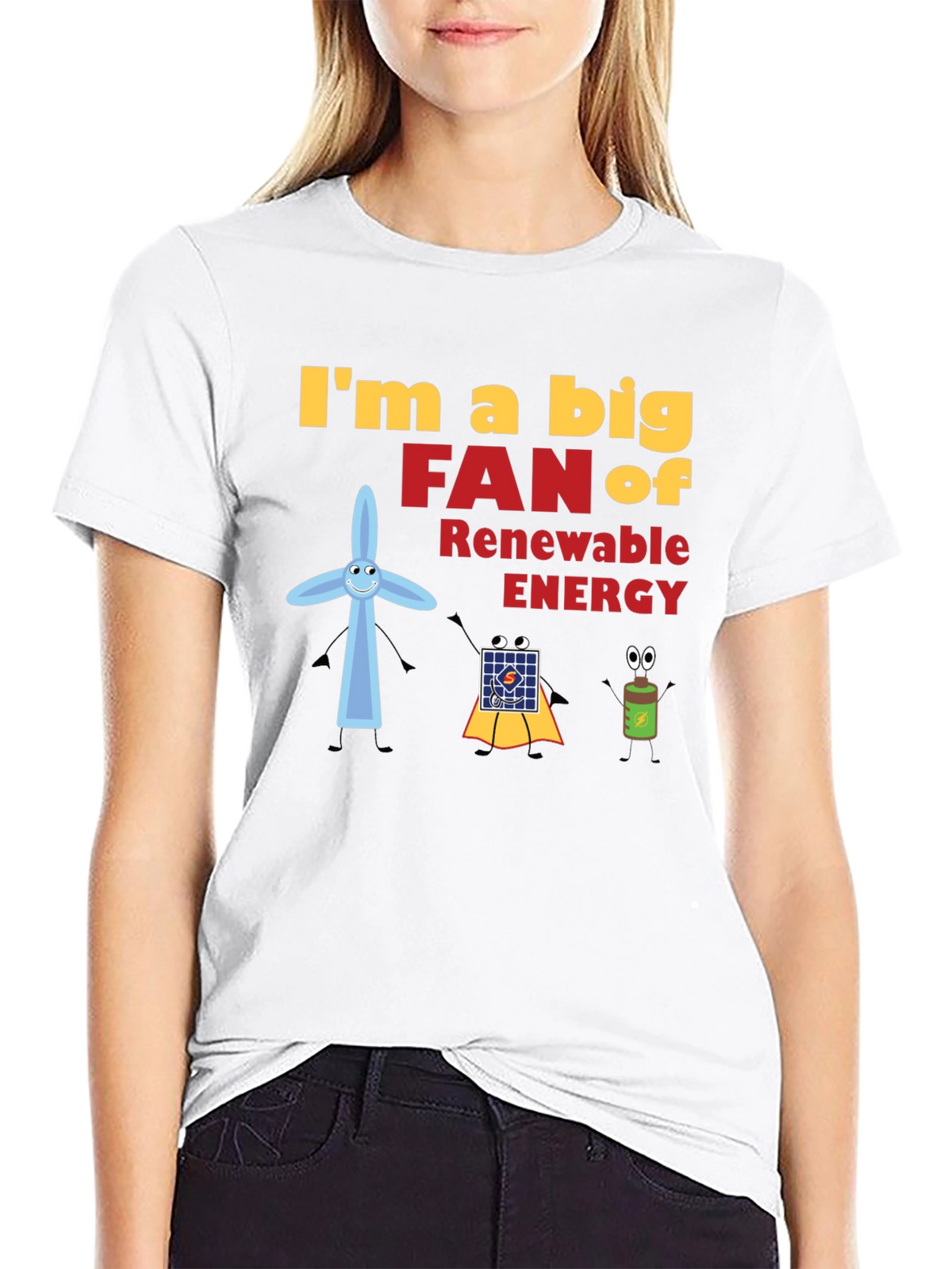 Renewable Energy Fan Graphic T-Shirt