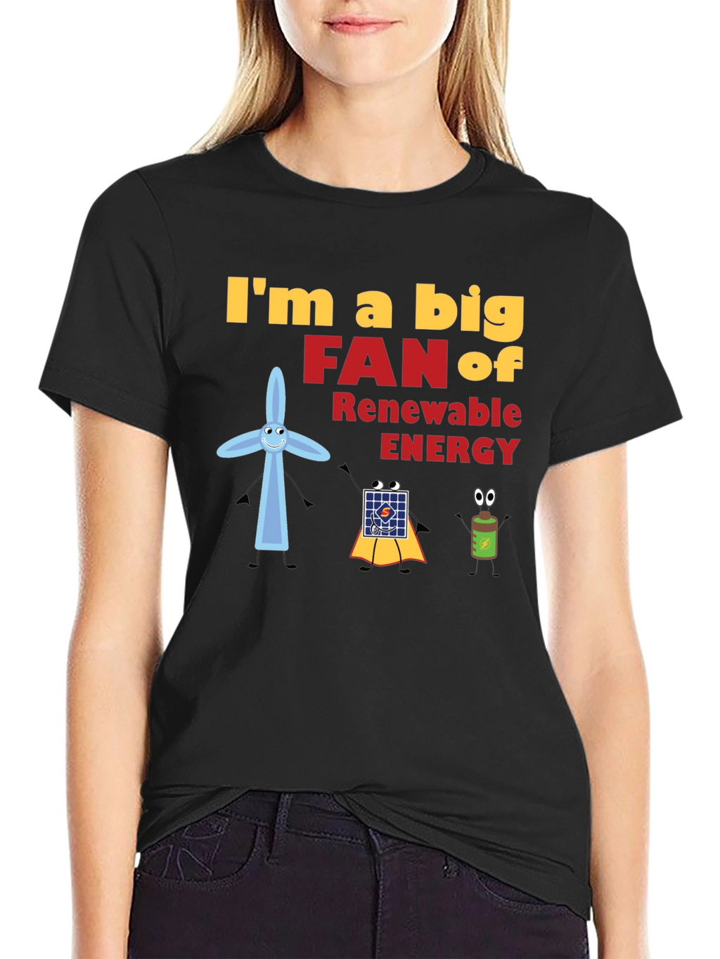 Renewable Energy Fan Graphic T-Shirt