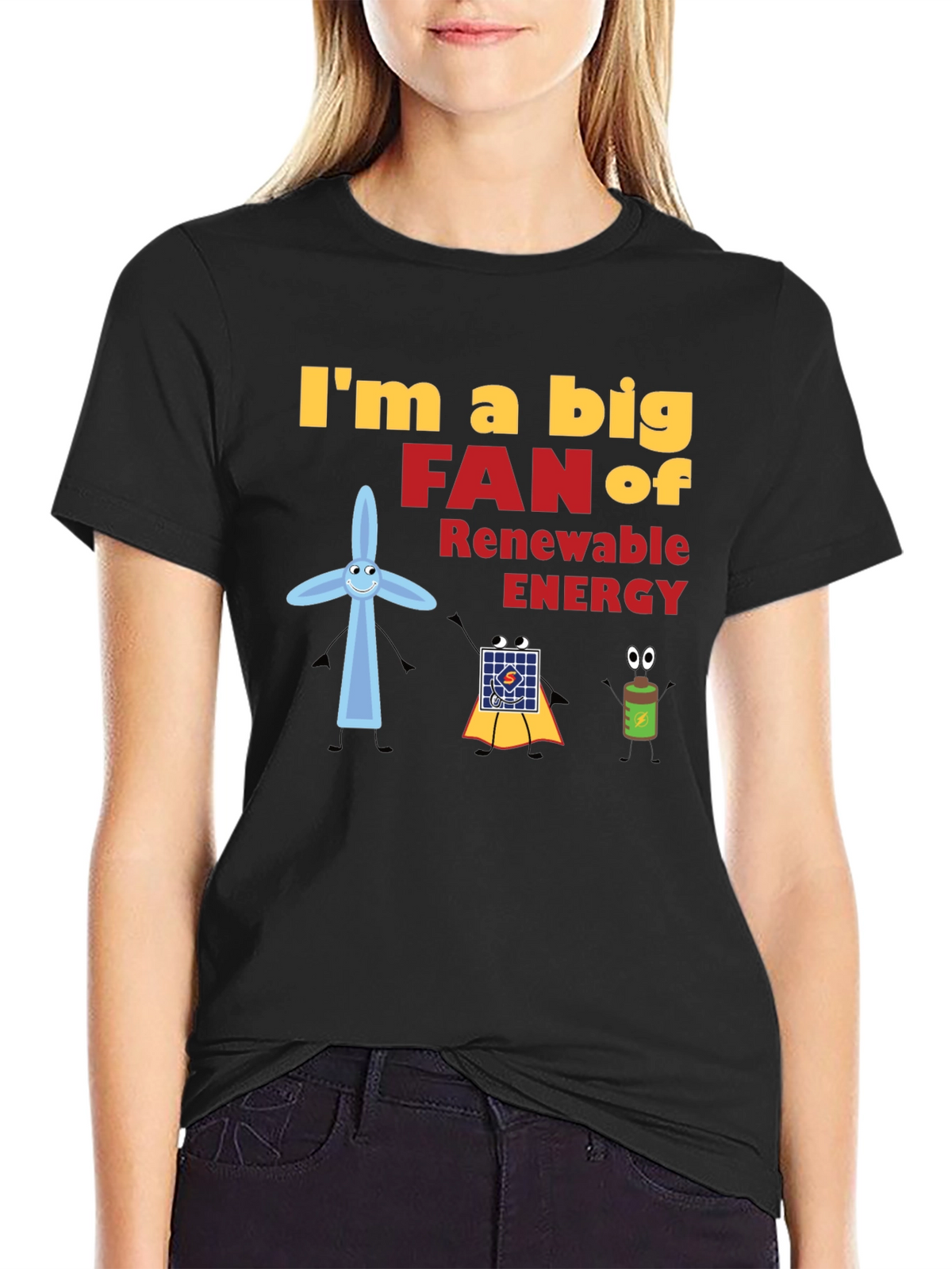 Renewable Energy Fan Graphic T-Shirt