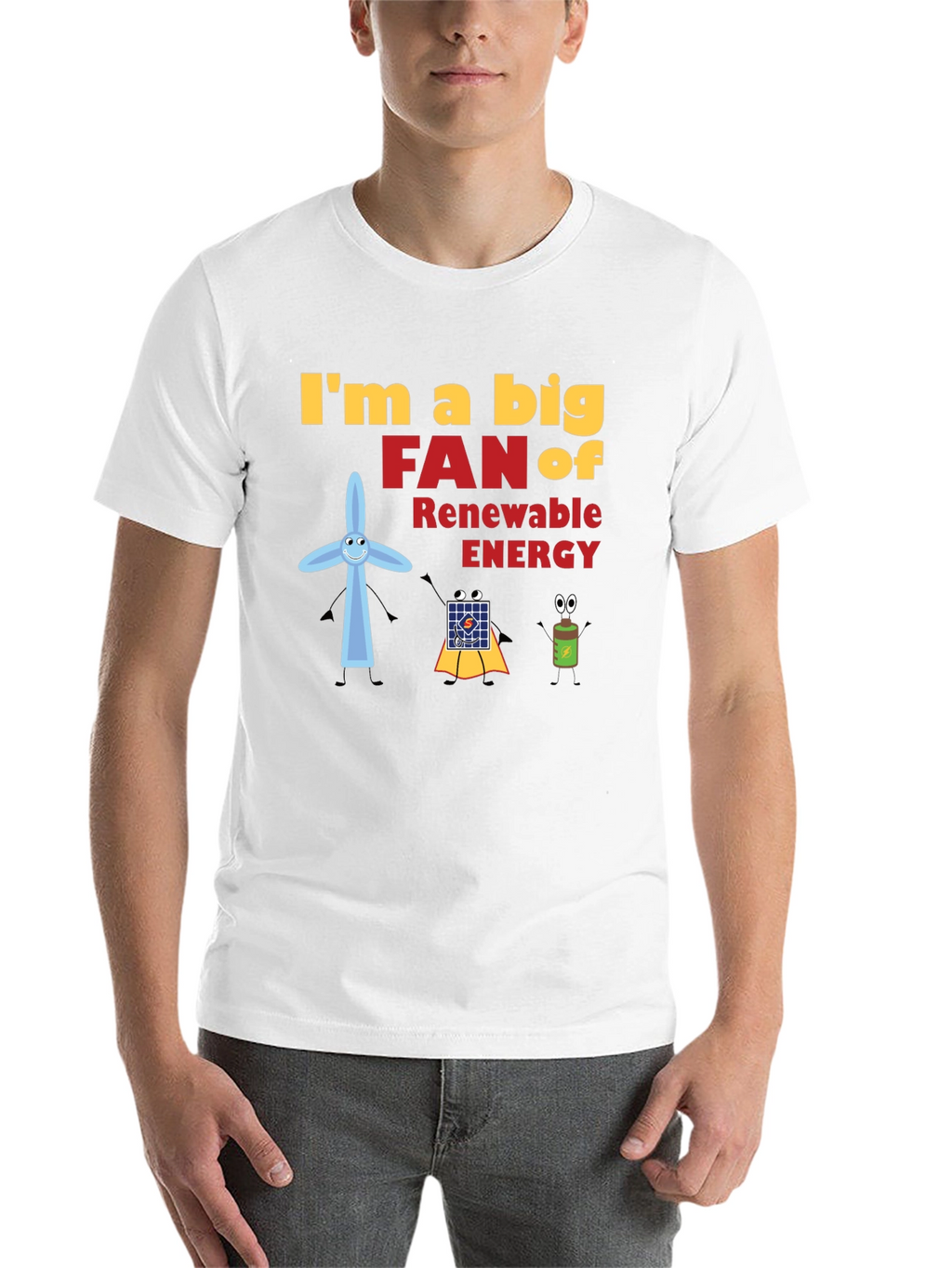 Renewable Energy Fan Graphic T-Shirt