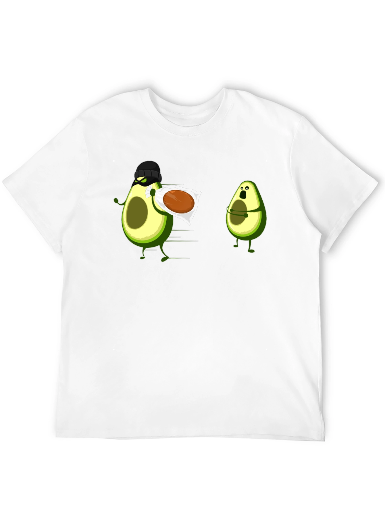 Avocado Thief Graphic Tee - Funny Fruit Humor
