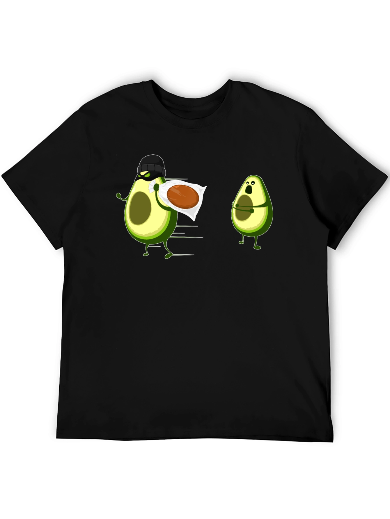 Avocado Thief Graphic Tee - Funny Fruit Humor