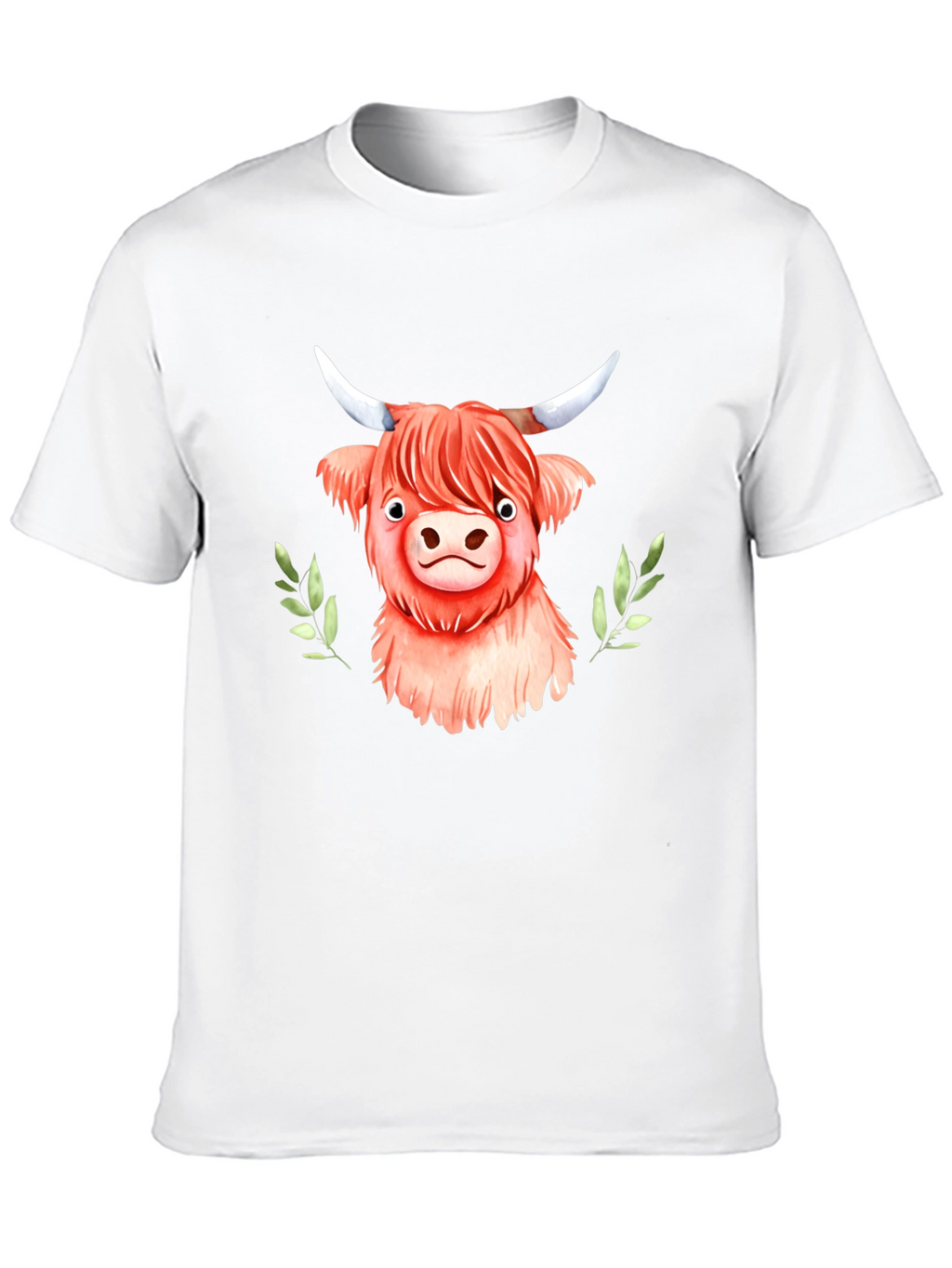 Highland Cow Graphic Tee - Cute Animal Shirt
