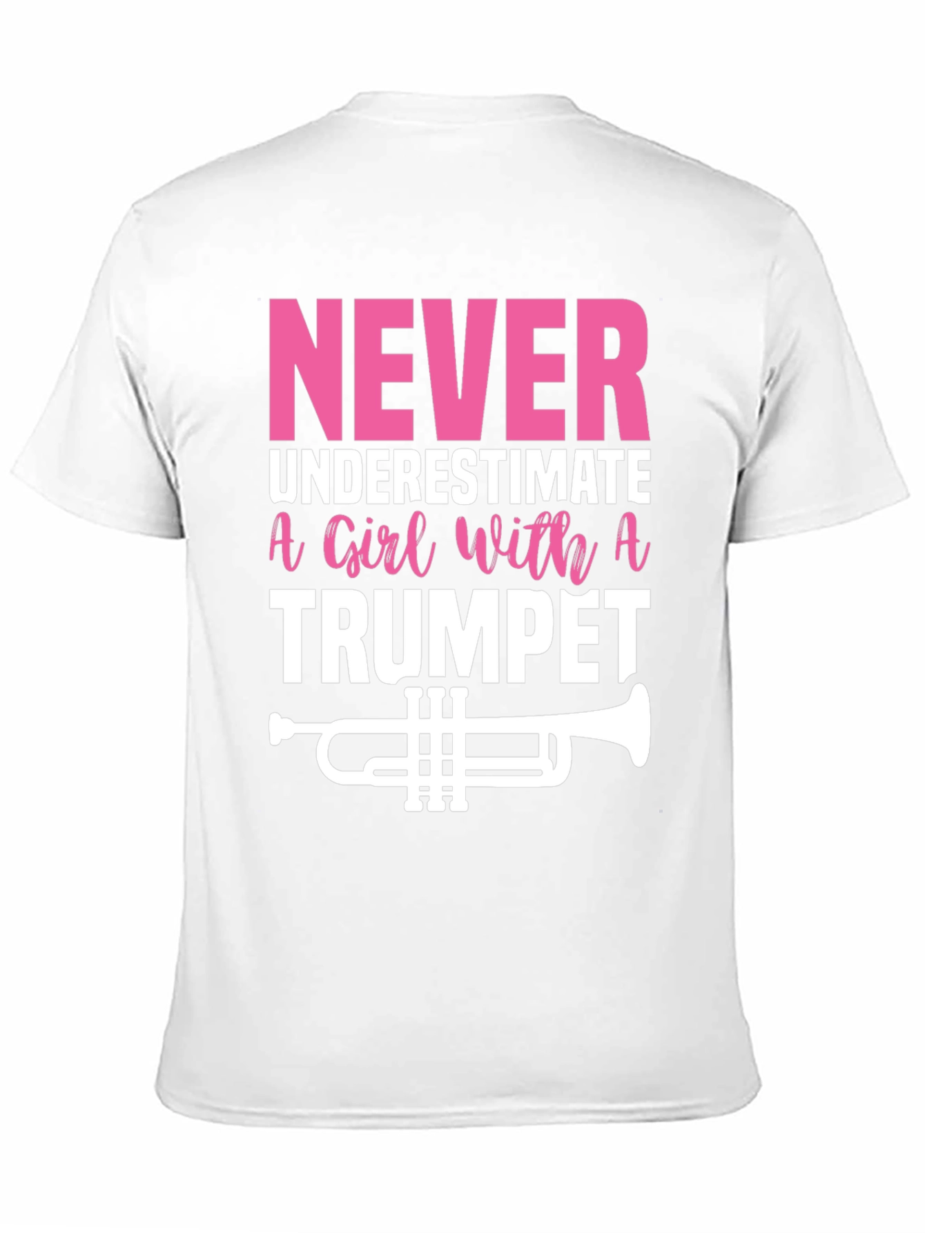 Never Underestimate Trumpet Player Graphic Tee