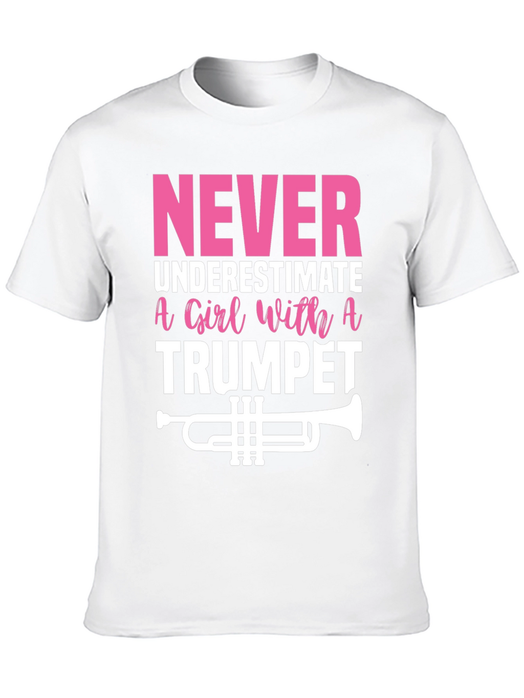 Never Underestimate Trumpet Player Graphic Tee