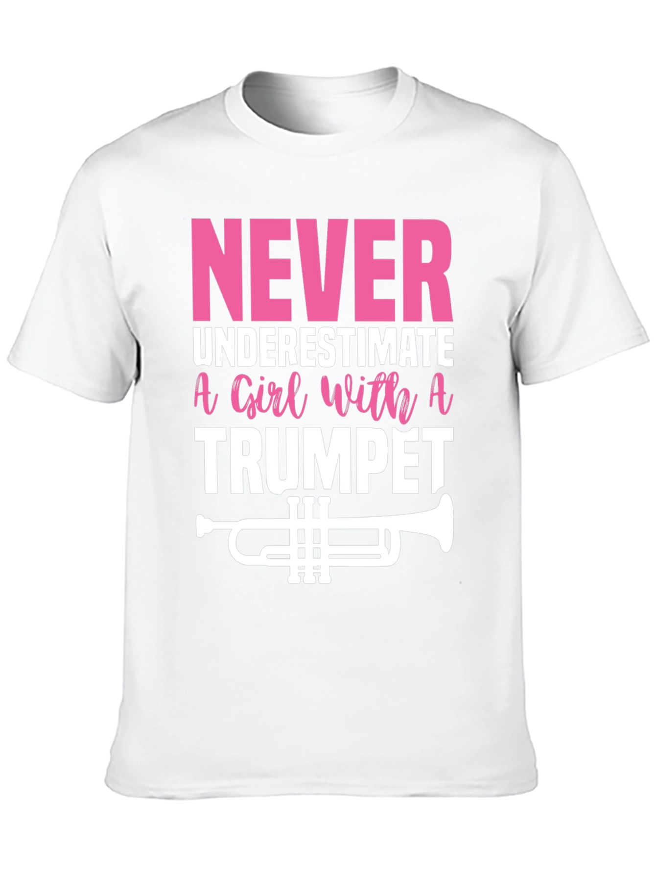 Never Underestimate Trumpet Player Graphic Tee