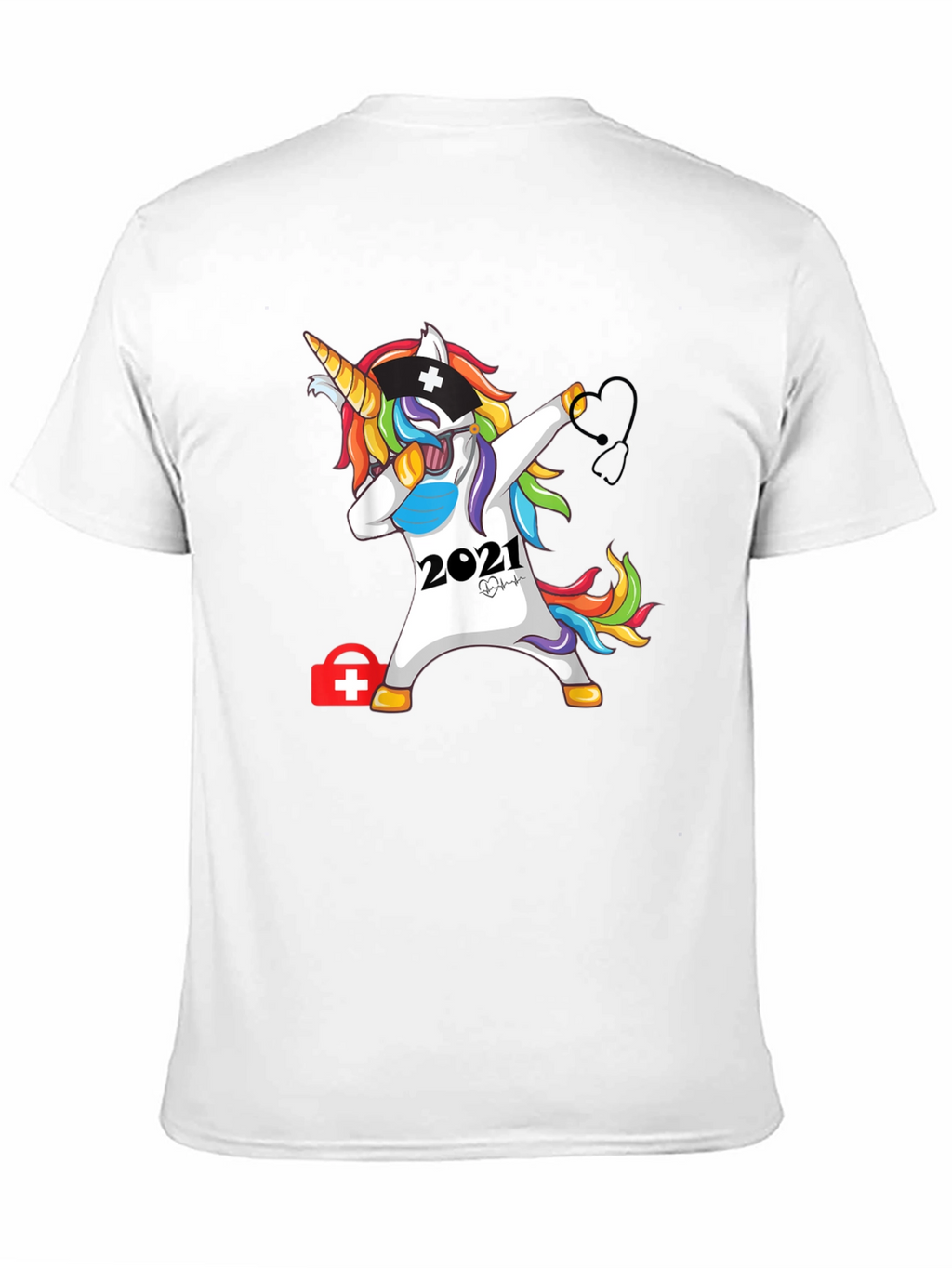 Unicorn Nurse 2021 Black T-Shirt
